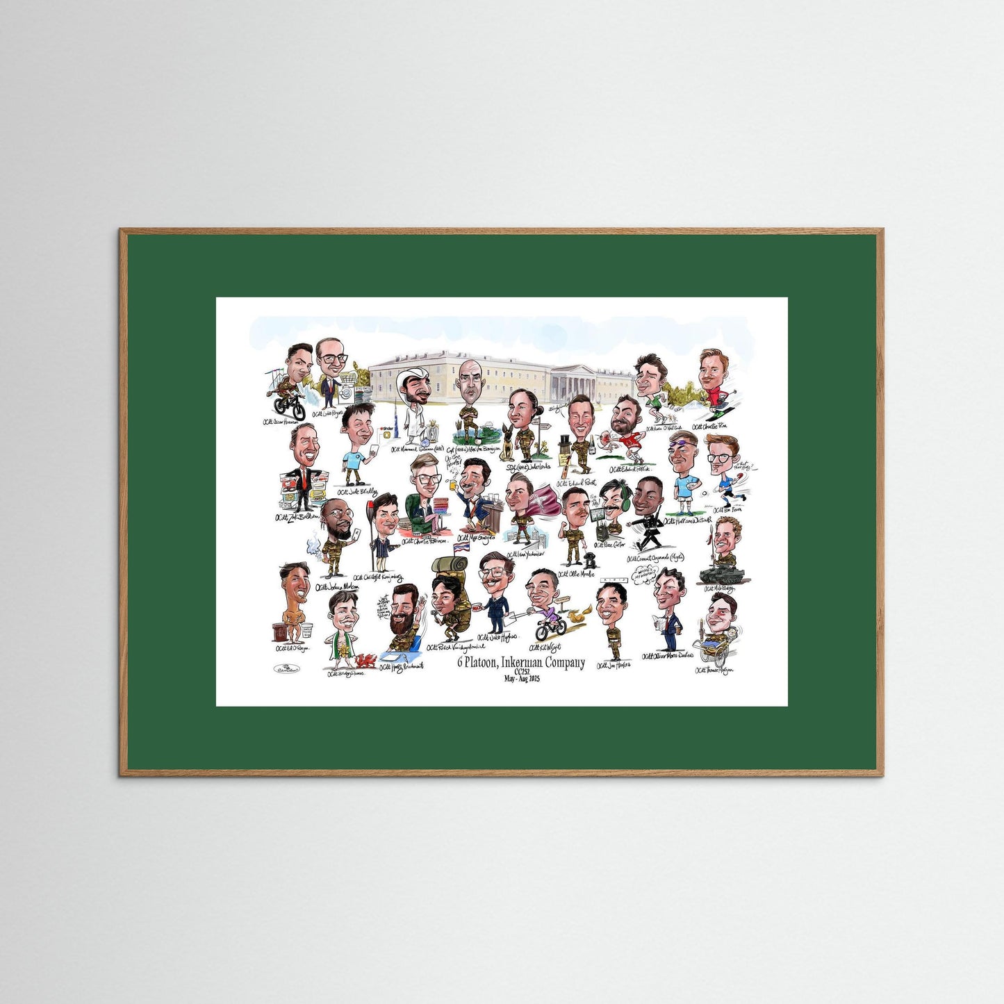 6 Platoon, Inkerman, Sandhurst print on paper