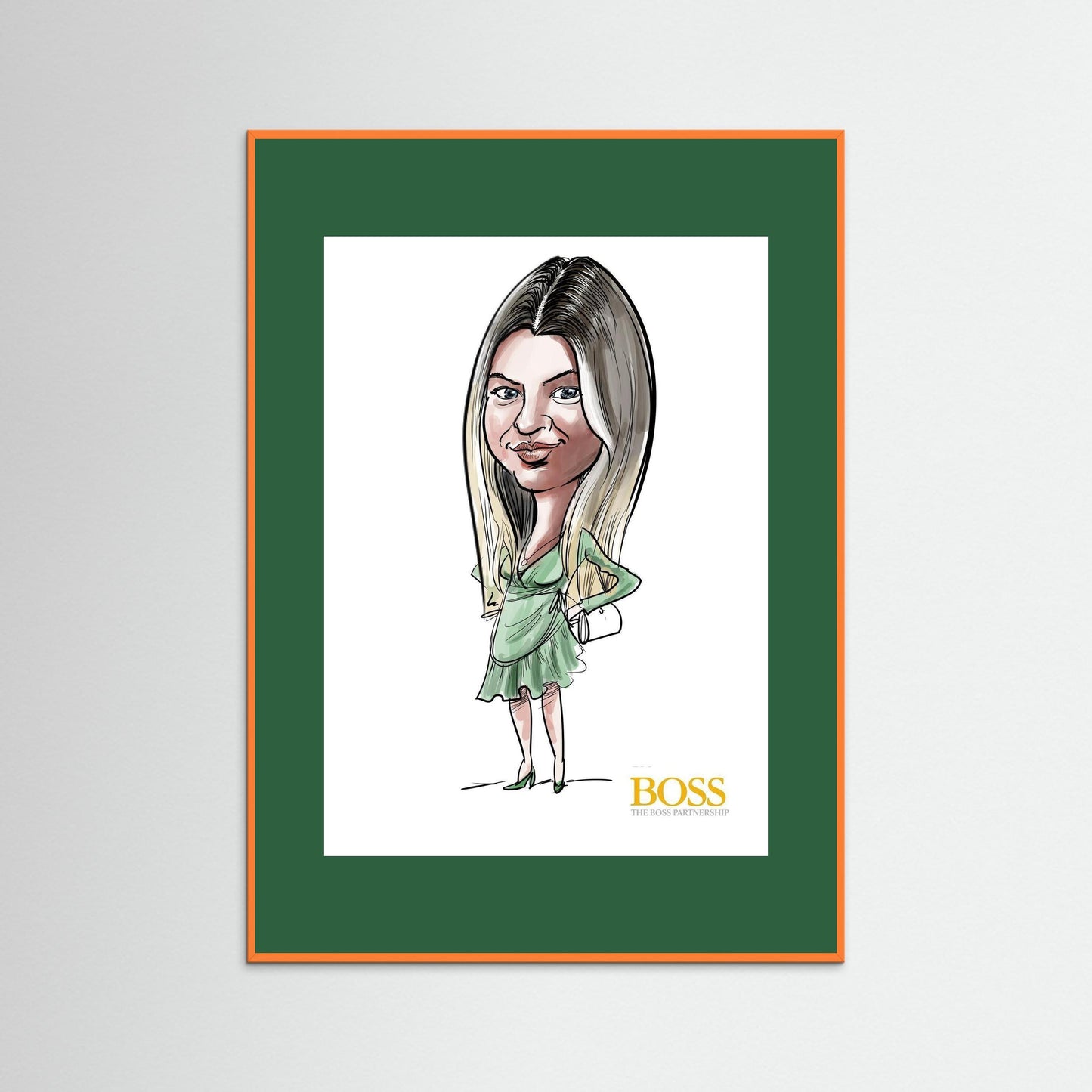 Boss Partnership staff caricatures