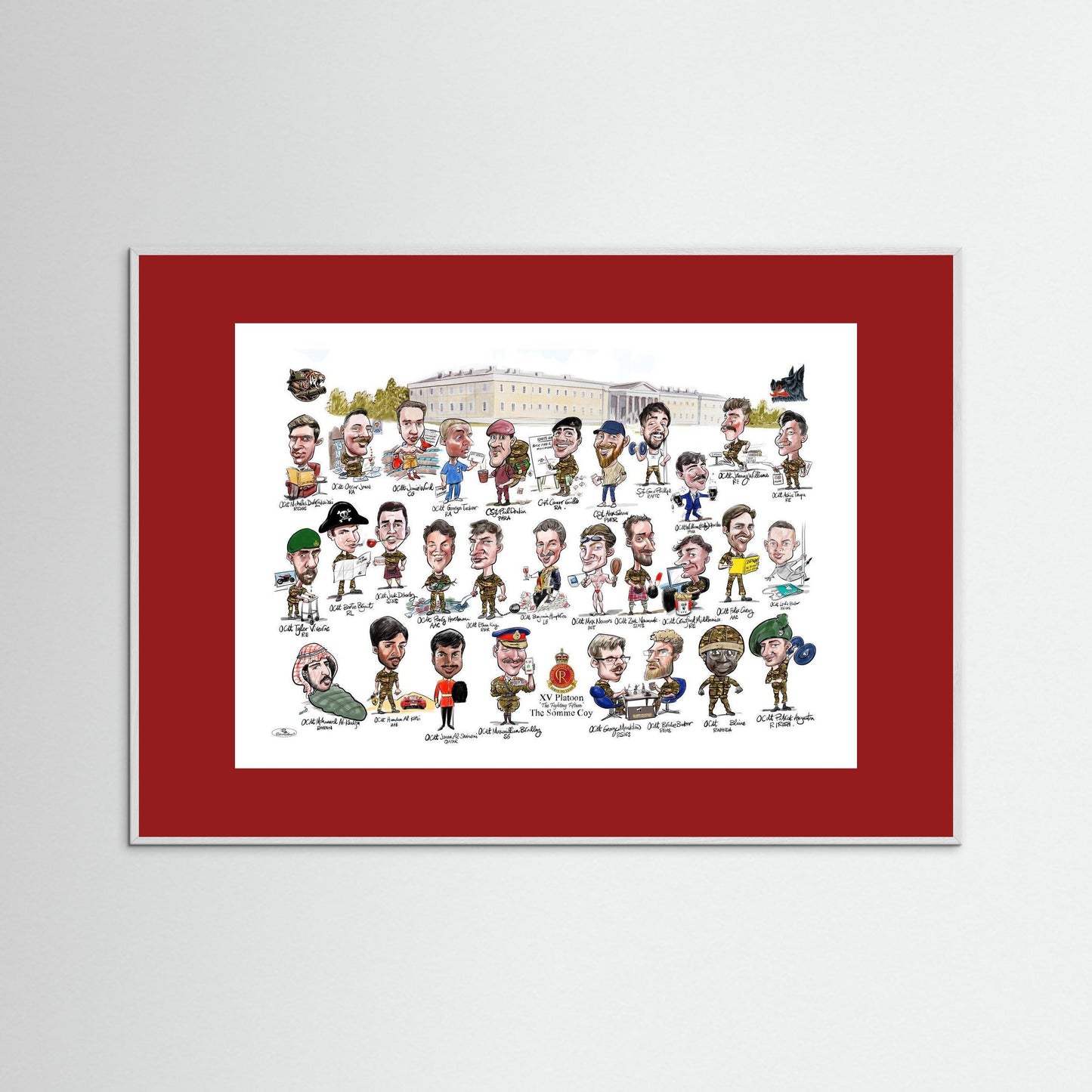 Sandhurst XV framed Print on art paper