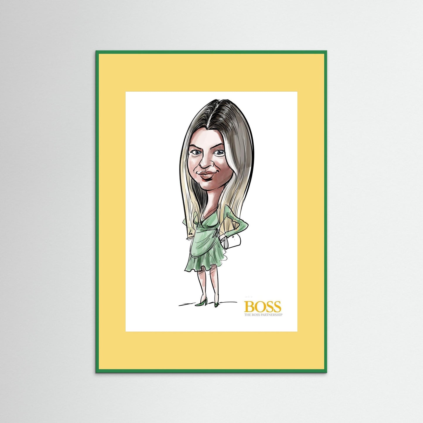 Boss Partnership staff caricatures