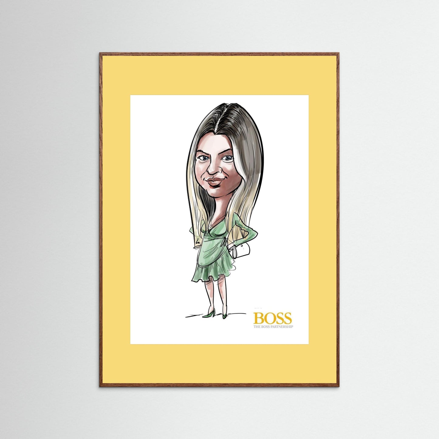 Boss Partnership staff caricatures
