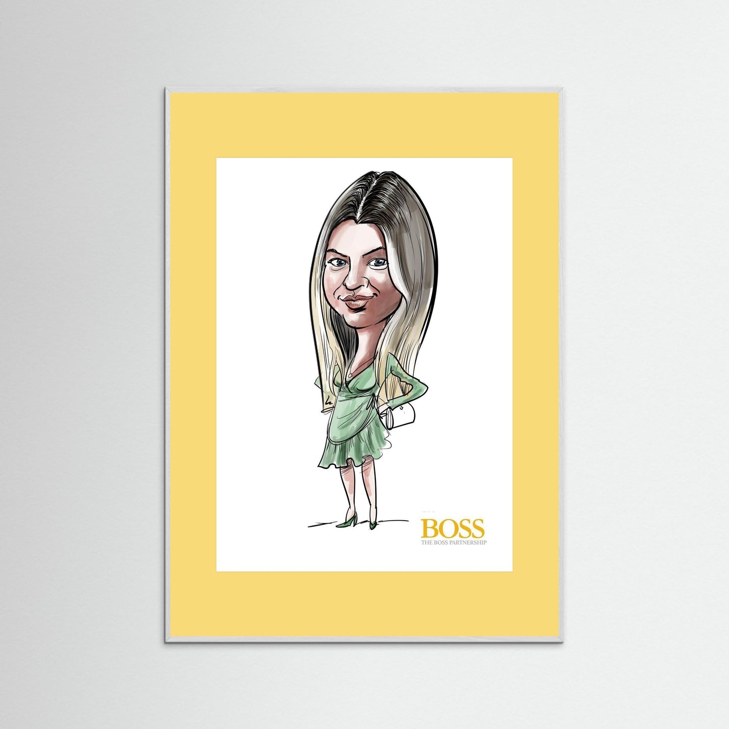 Boss Partnership staff caricatures