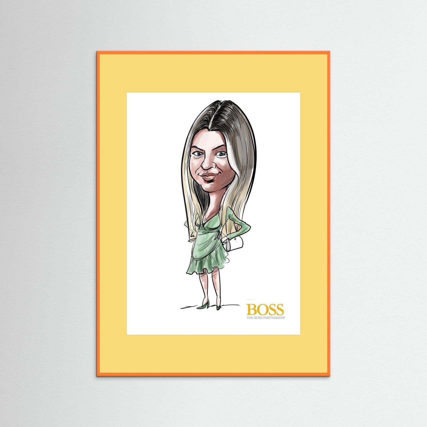 Boss Partnership staff caricatures