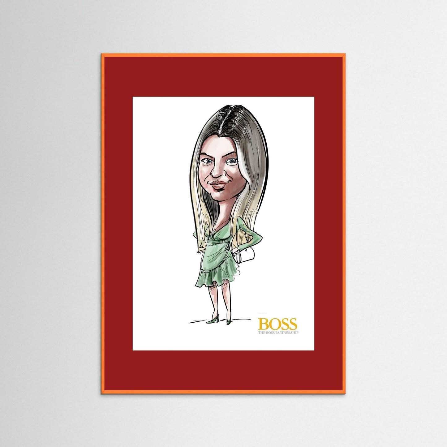 Boss Partnership staff caricatures