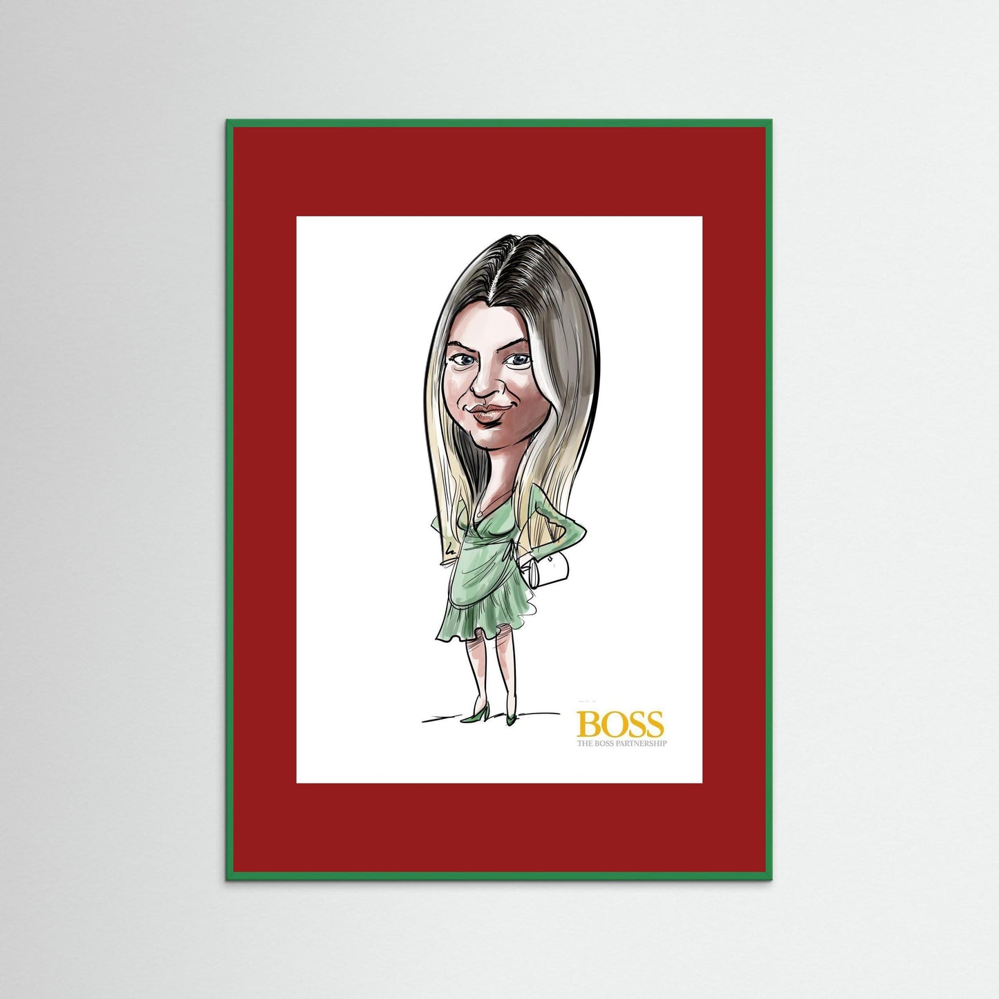 Boss Partnership staff caricatures