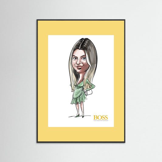 Boss Partnership staff caricatures 