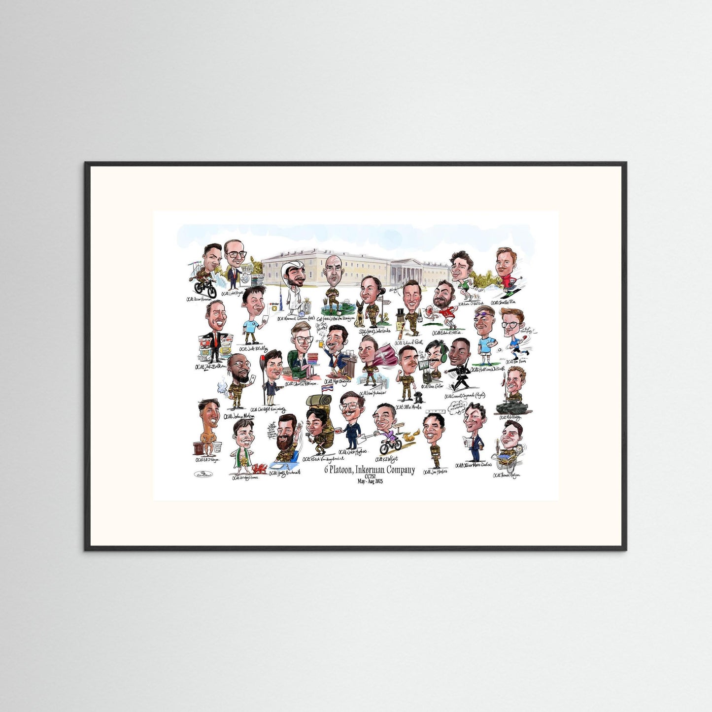 6 Platoon, Inkerman, Sandhurst print on paper 