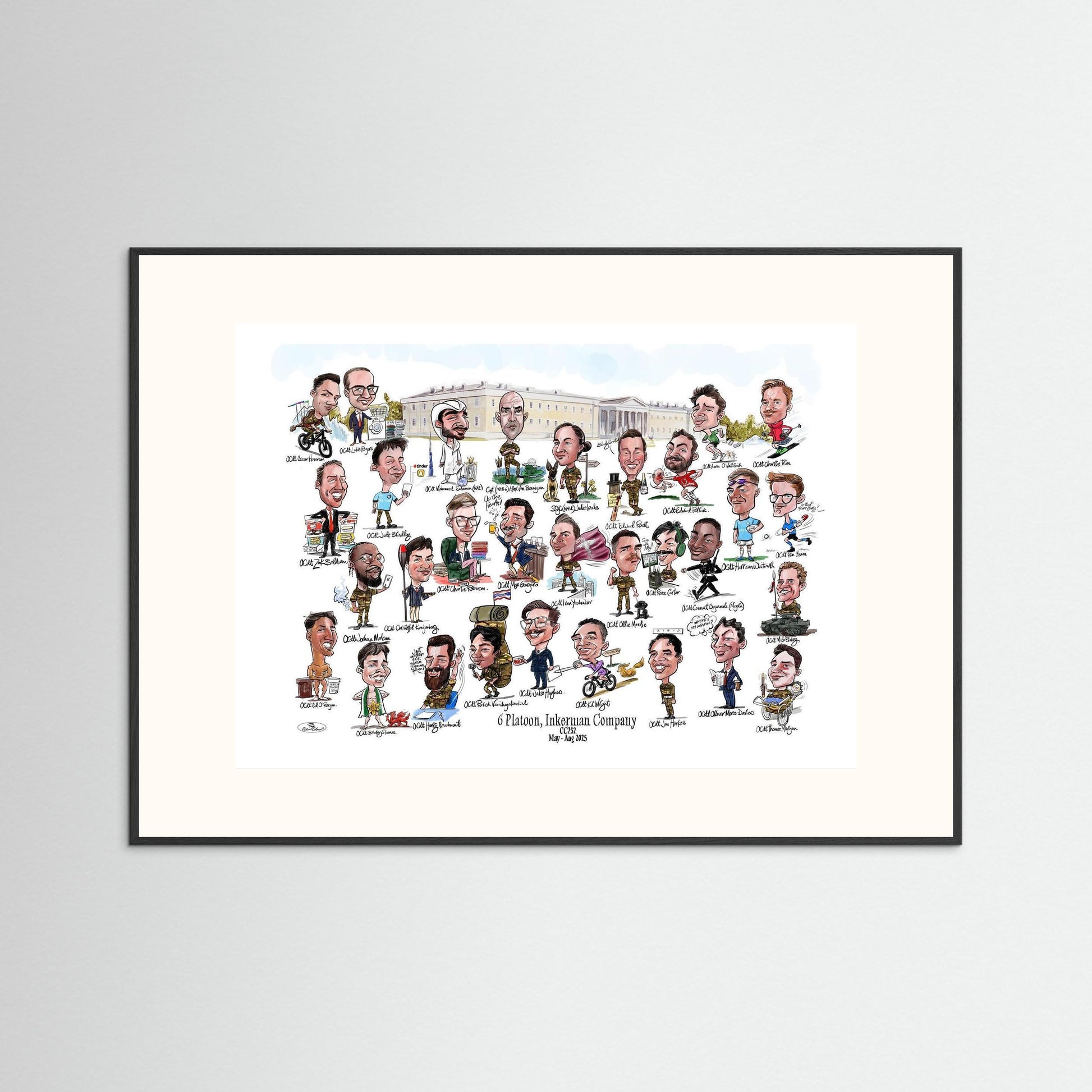 6 Platoon, Inkerman, Sandhurst print on paper 