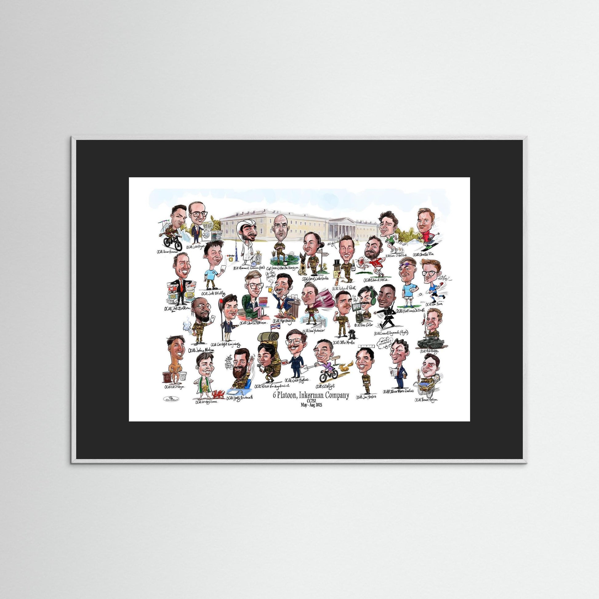 6 Platoon, Inkerman, Sandhurst print on paper 