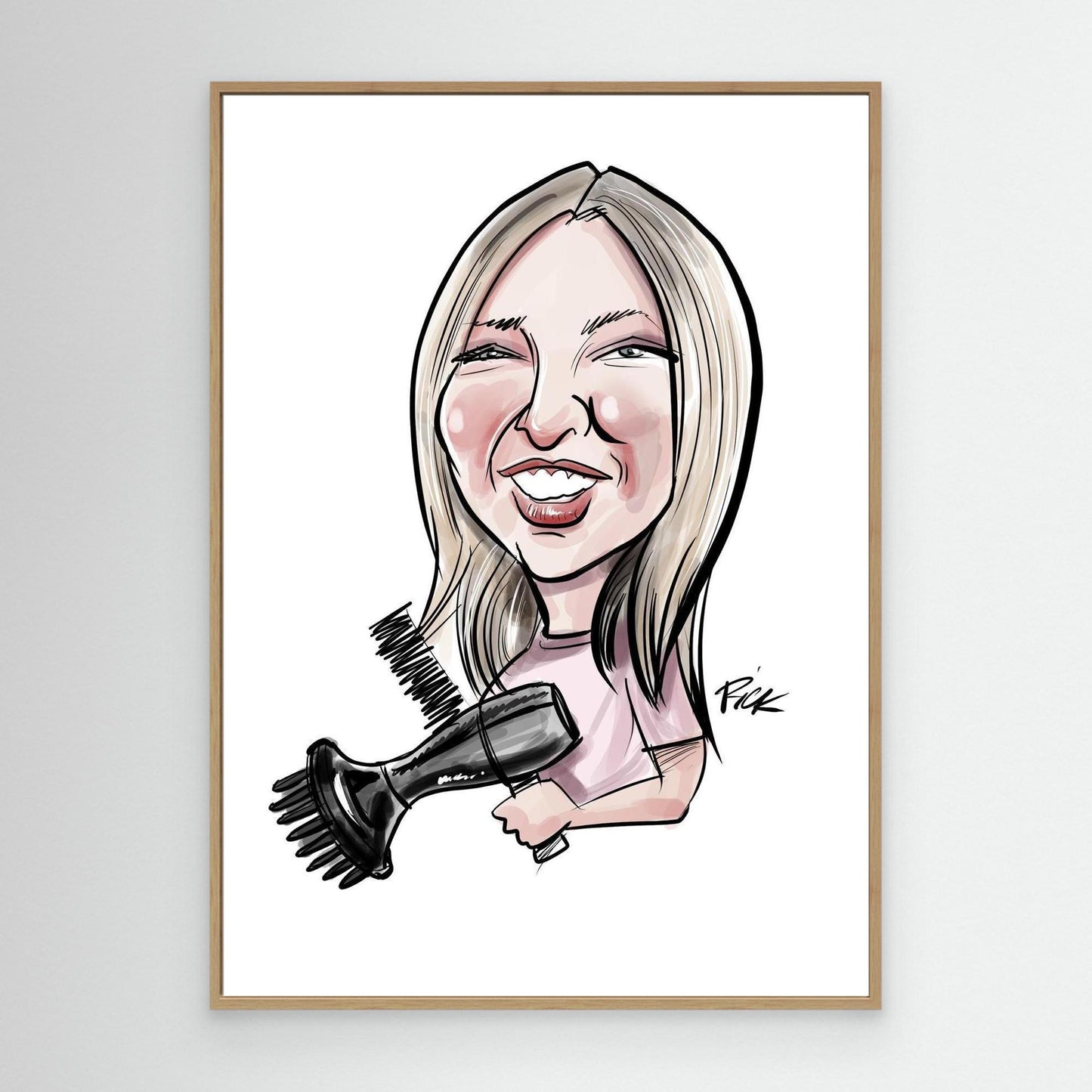 Hairdresser Caricature 