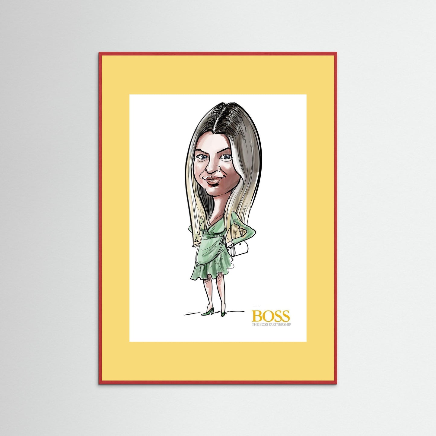Boss Partnership staff caricatures 