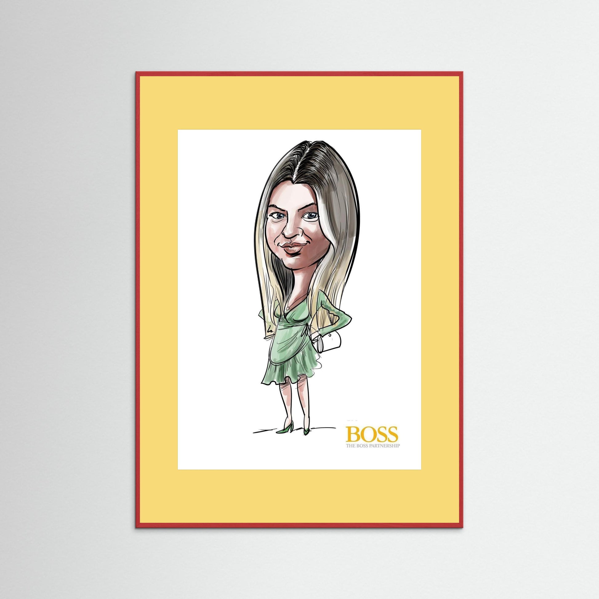 Boss Partnership staff caricatures 