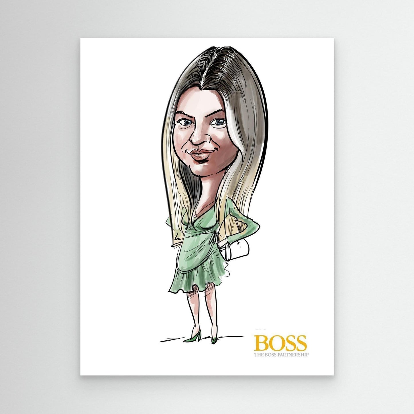 Boss Partnership print on canvas 
