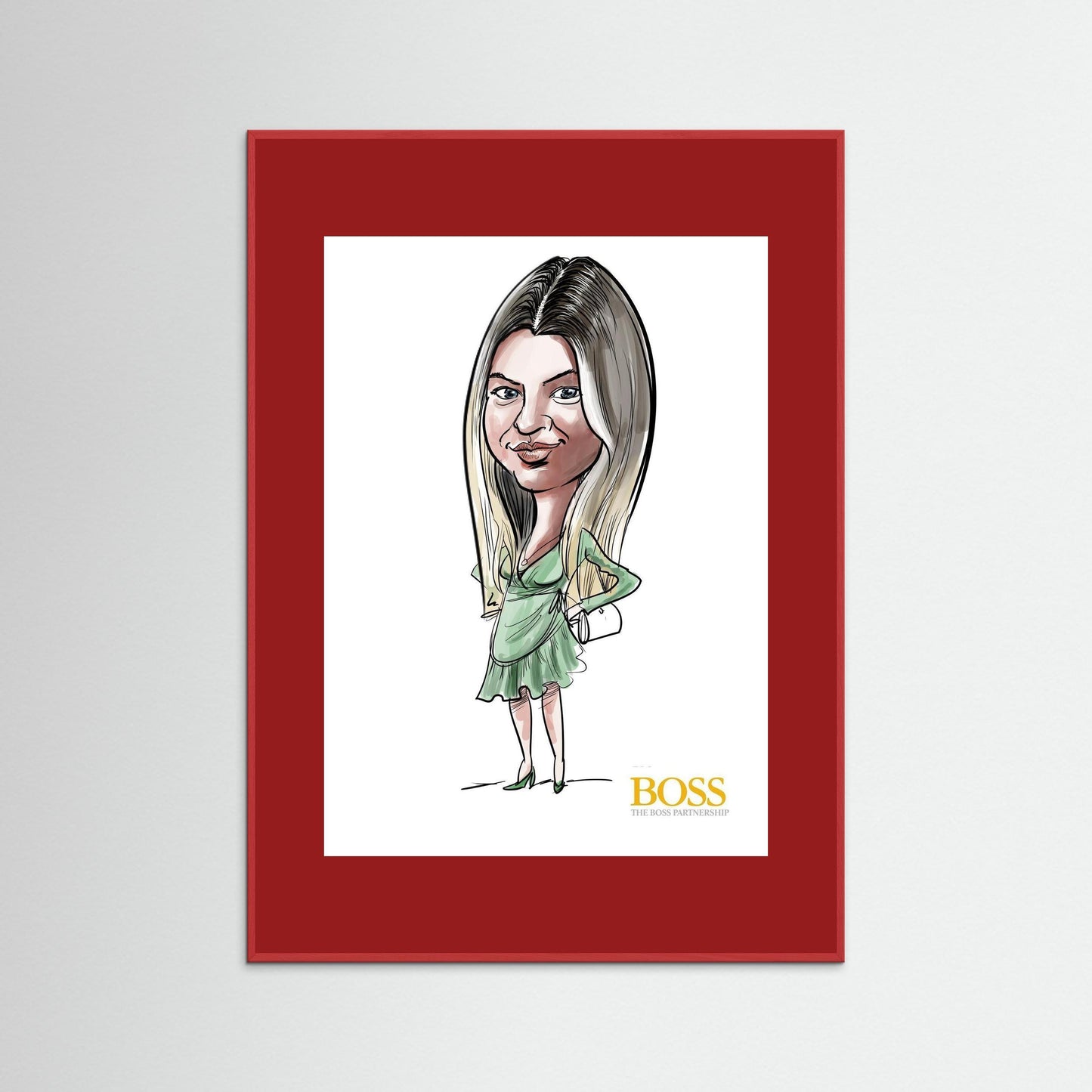 Boss Partnership staff caricatures 