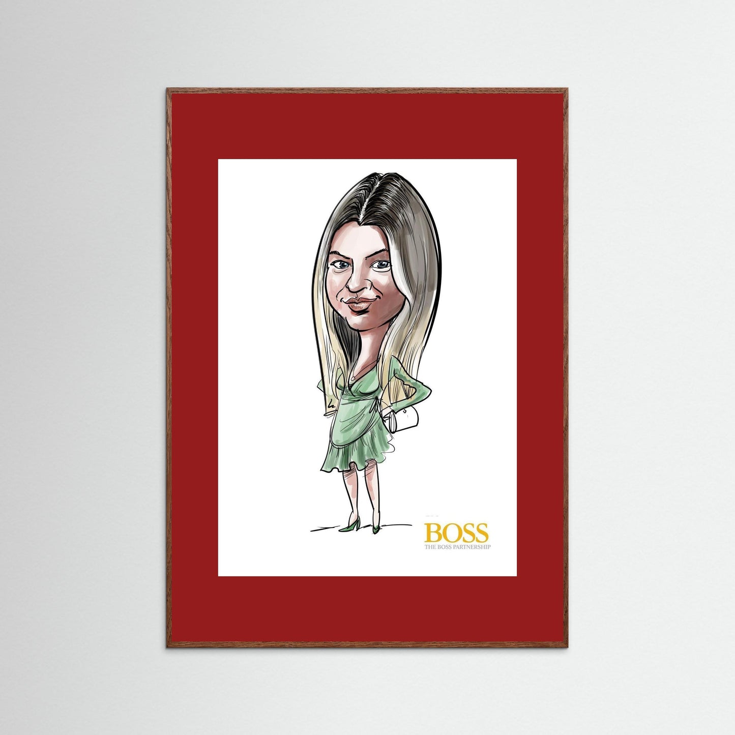 Boss Partnership staff caricatures 