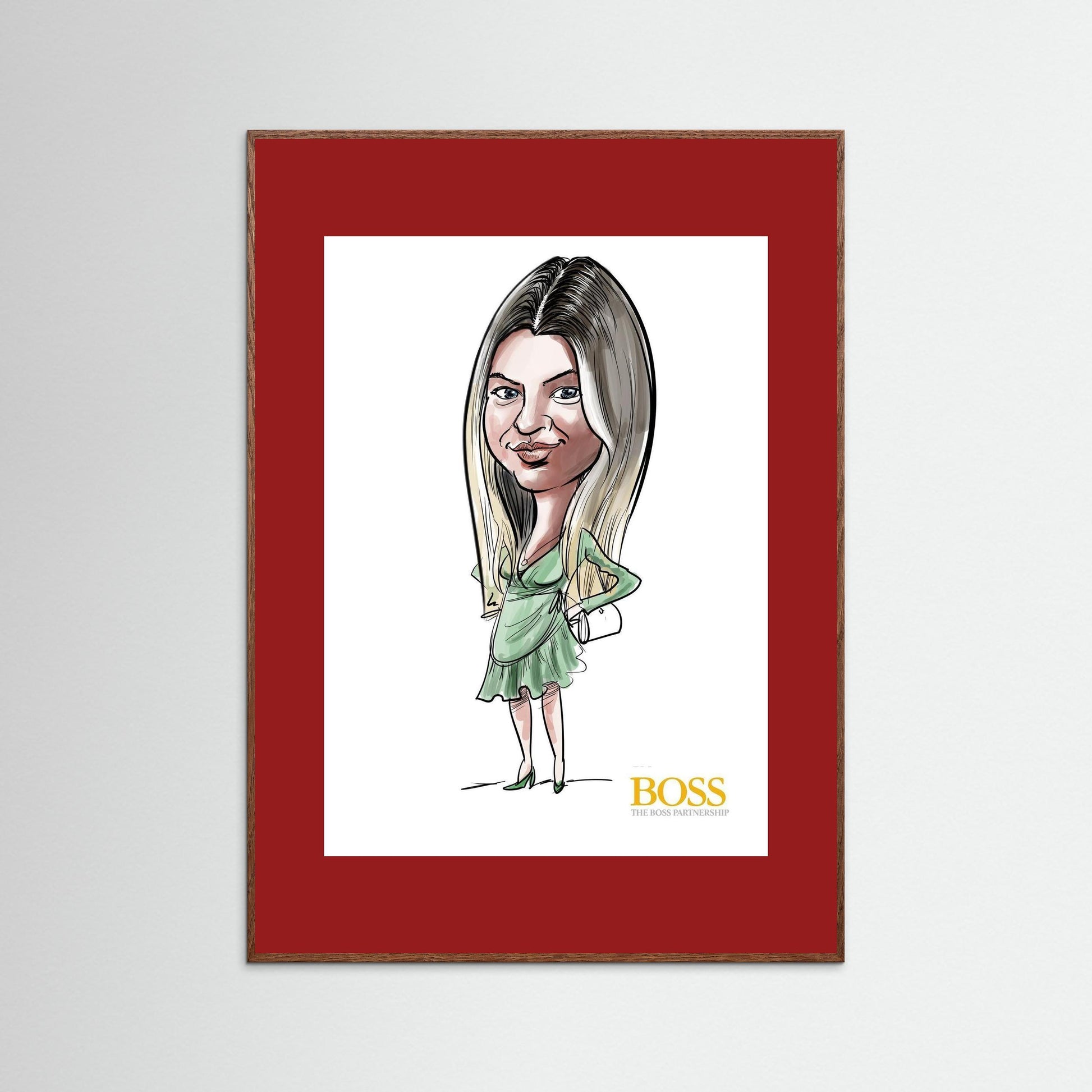 Boss Partnership staff caricatures 