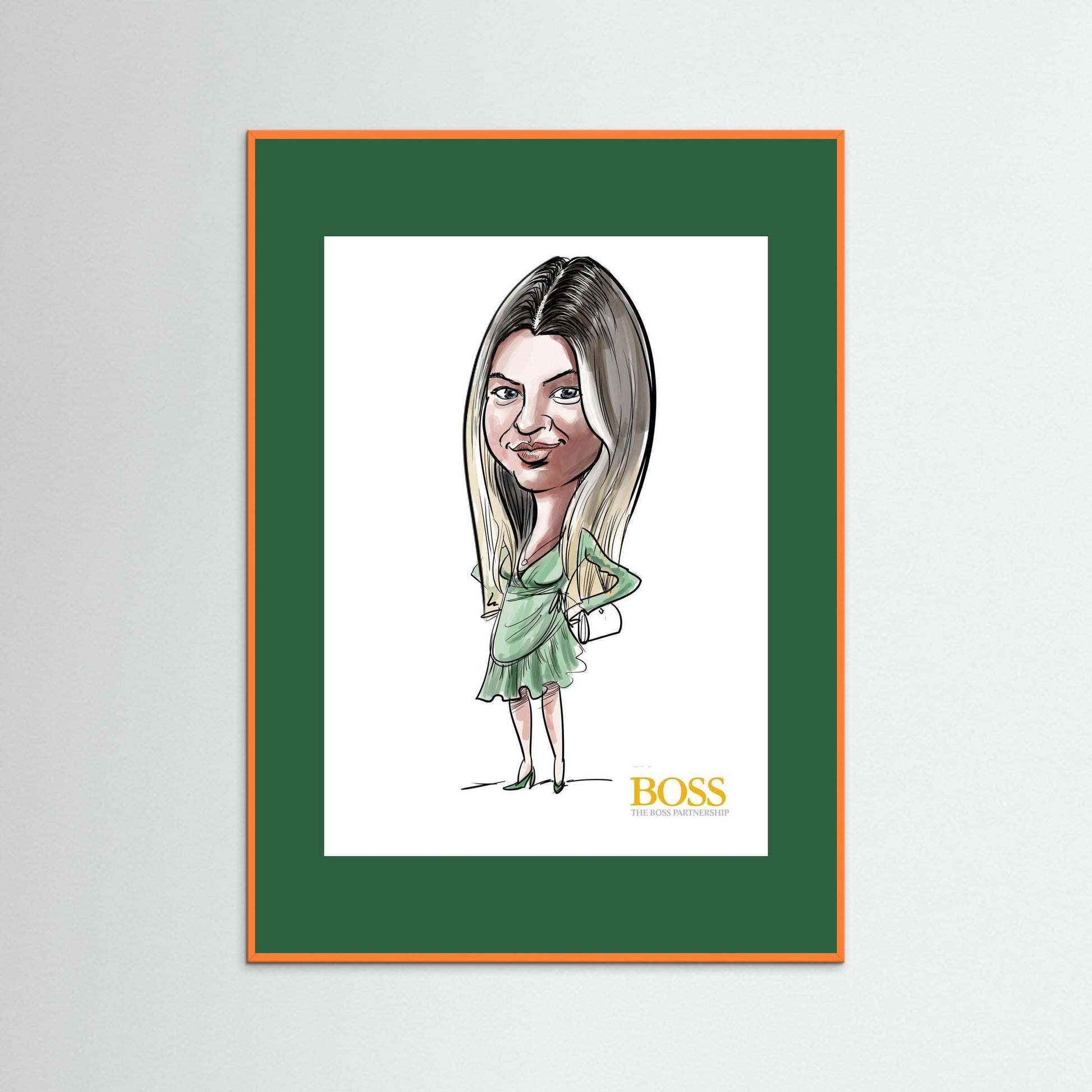 Boss Partnership staff caricatures 