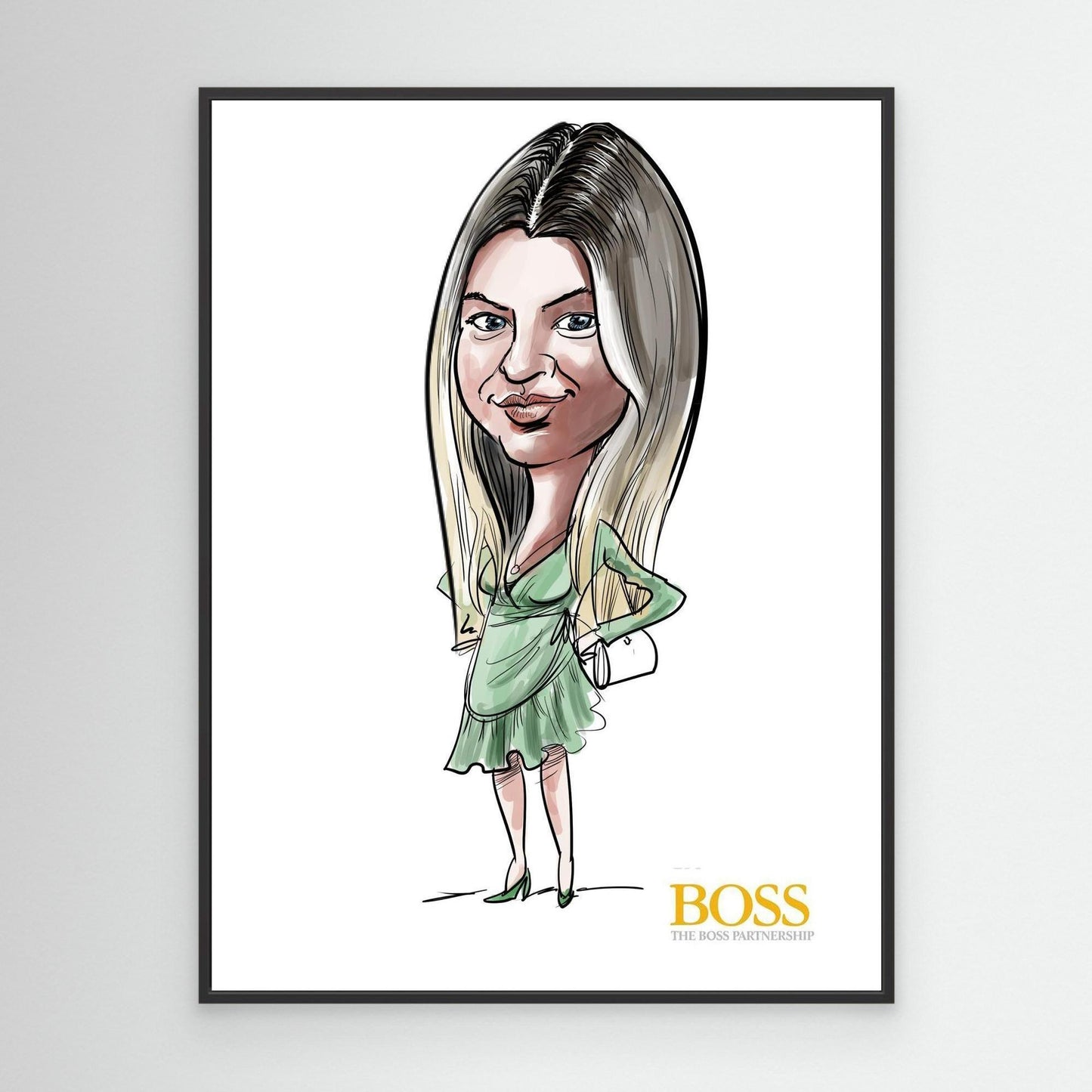 Boss Partnership print on canvas 