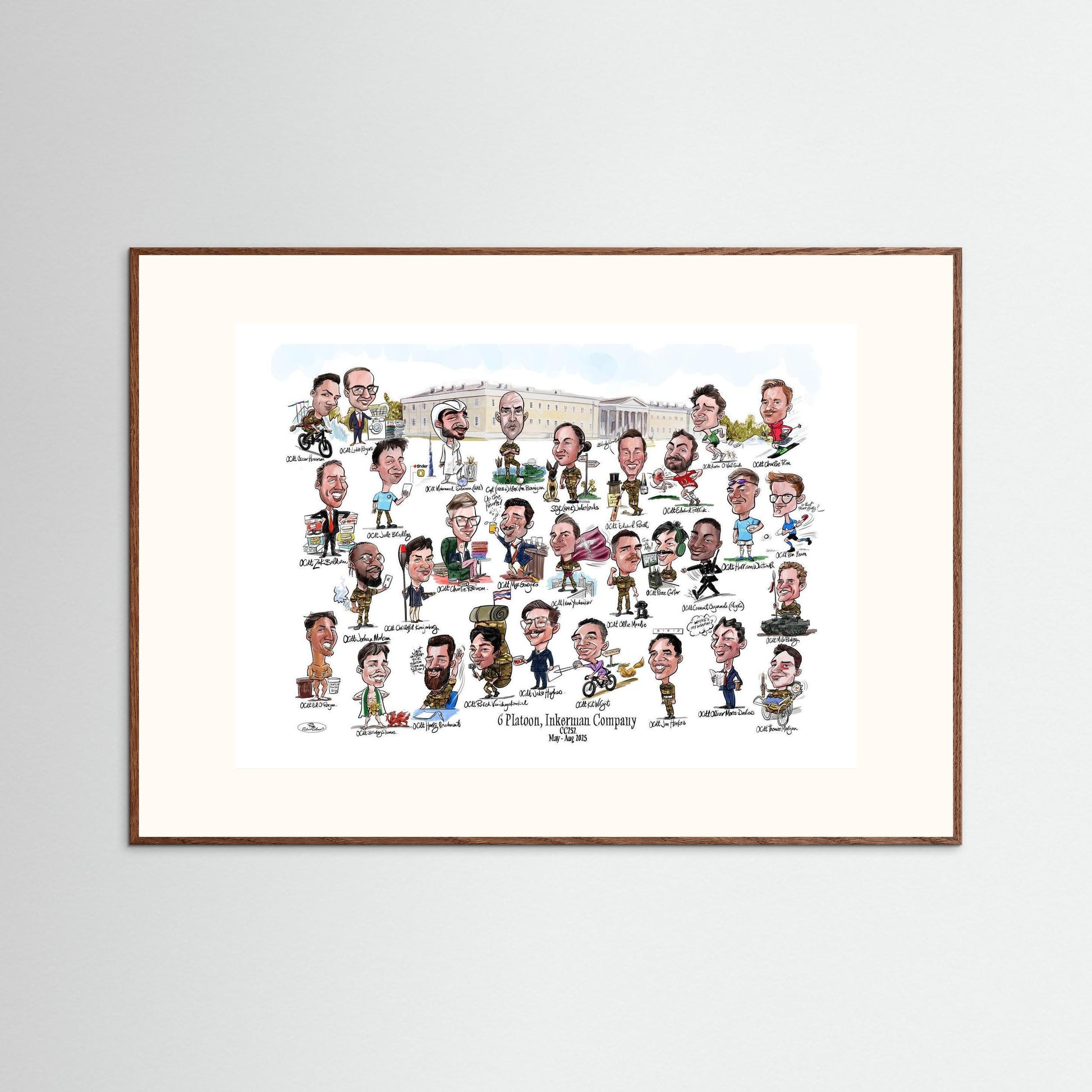 6 Platoon, Inkerman, Sandhurst print on paper 
