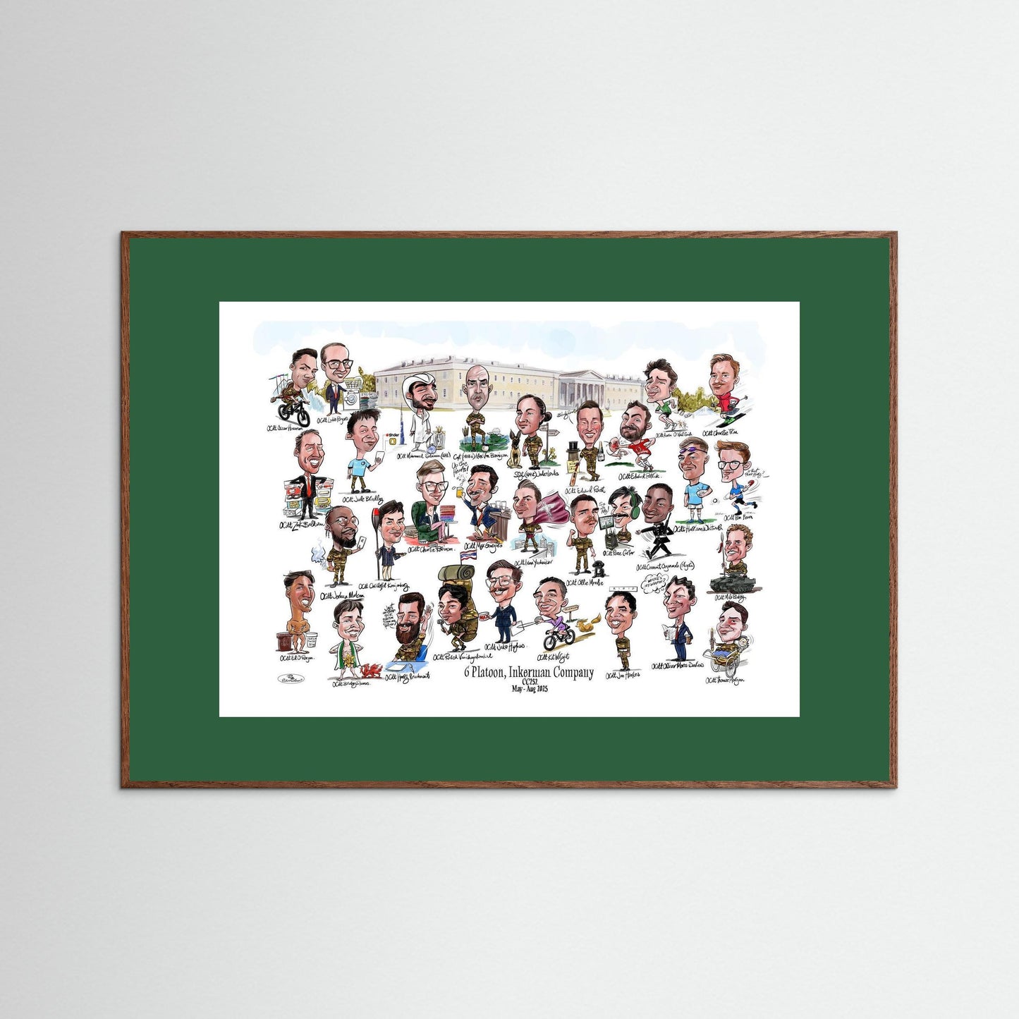 6 Platoon, Inkerman, Sandhurst print on paper 