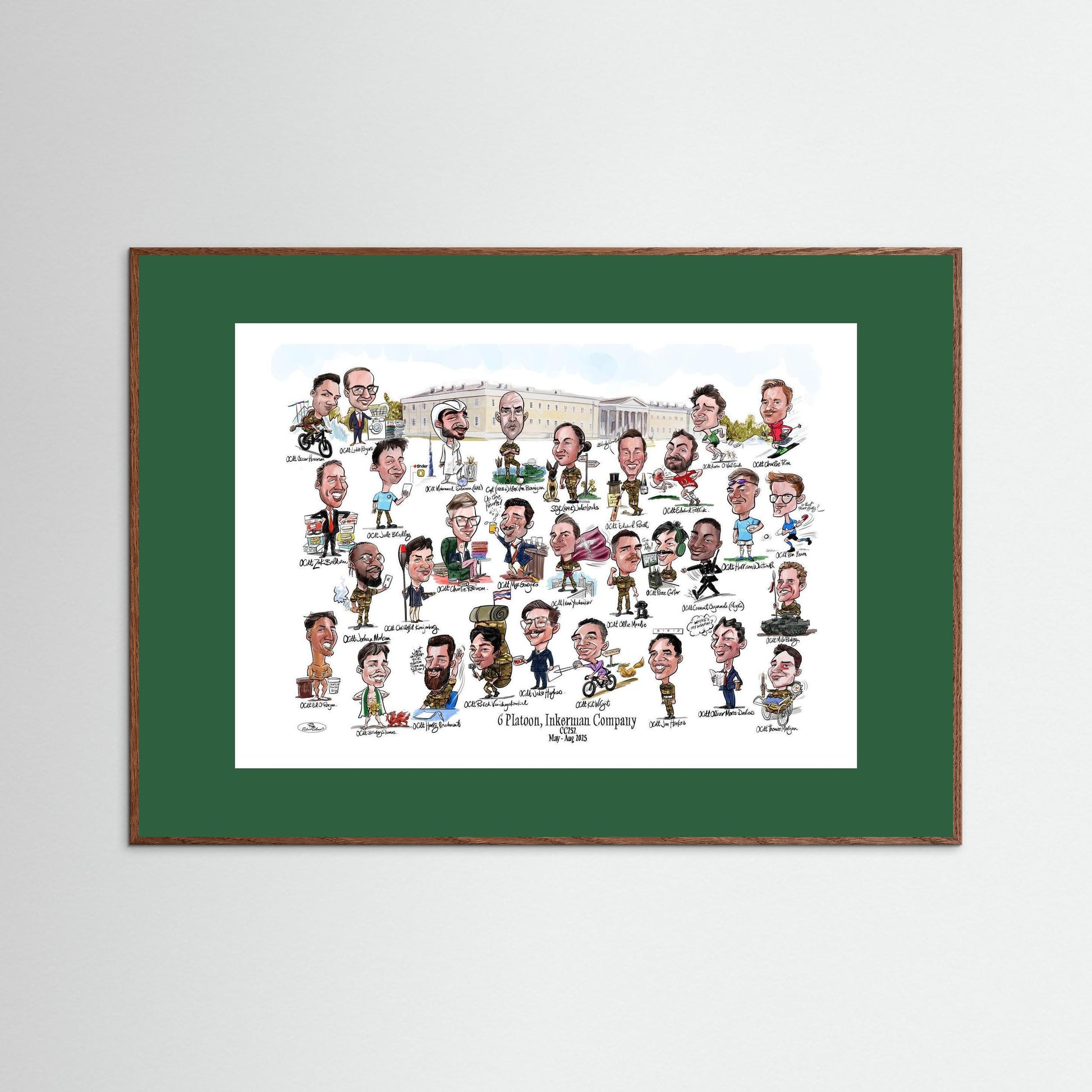 6 Platoon, Inkerman, Sandhurst print on paper 