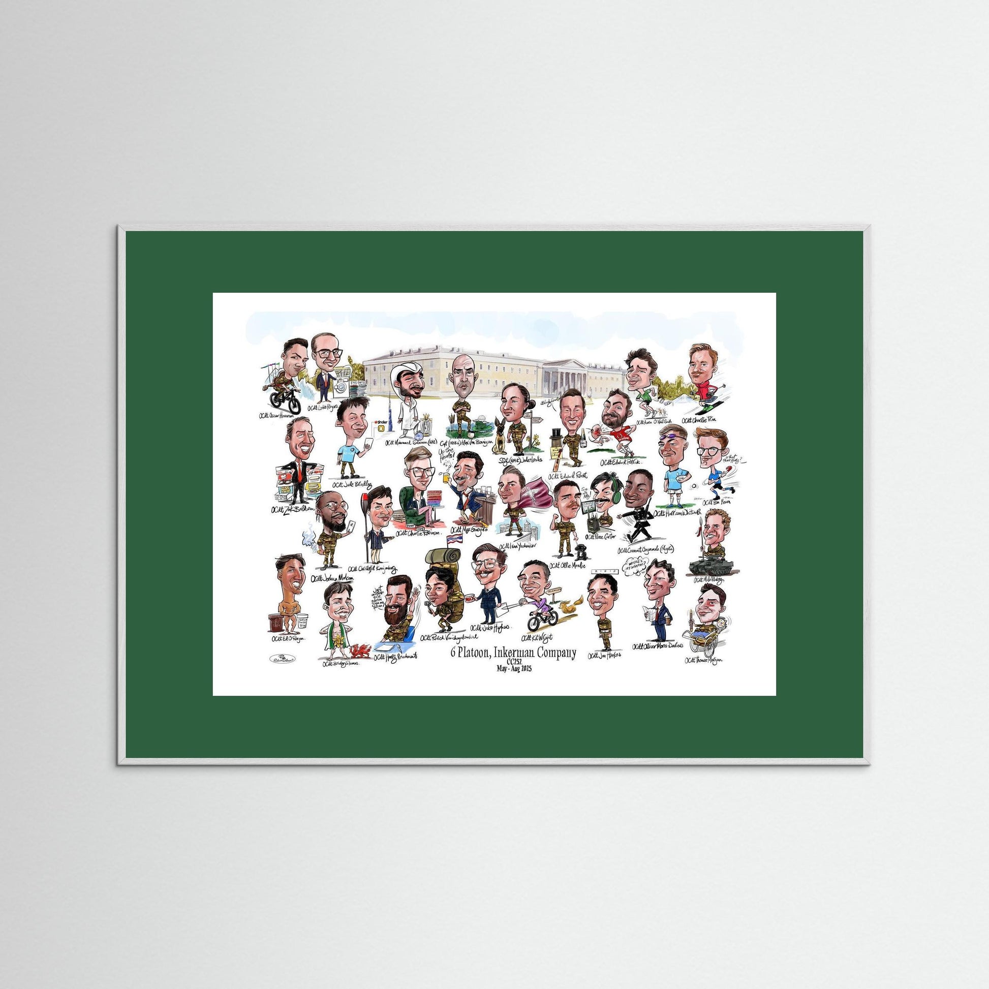 6 Platoon, Inkerman, Sandhurst print on paper 