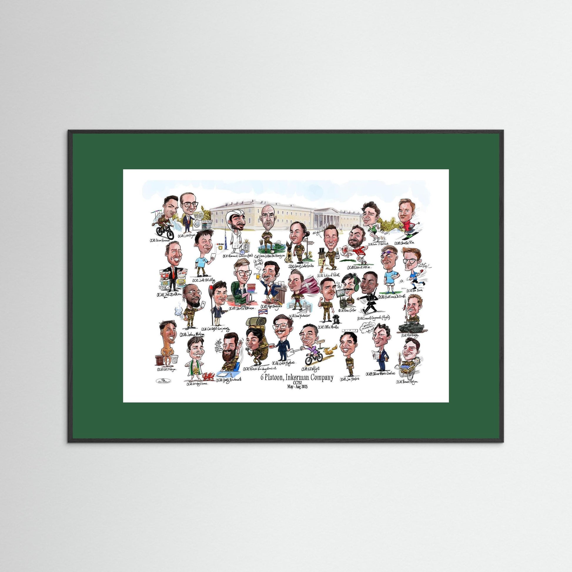 6 Platoon, Inkerman, Sandhurst print on paper 