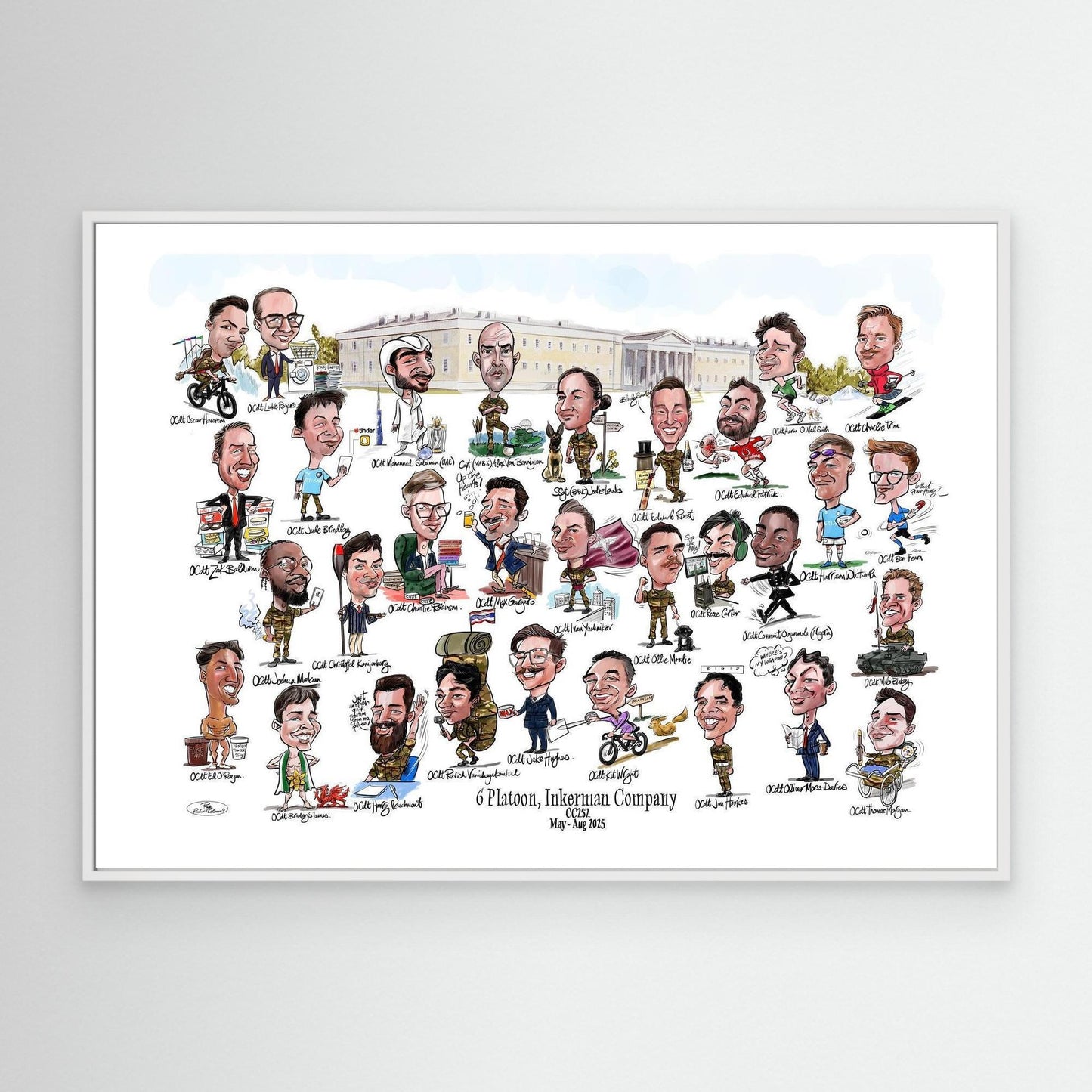 6 Platoon Inkerman Sandhurst print on canvas 