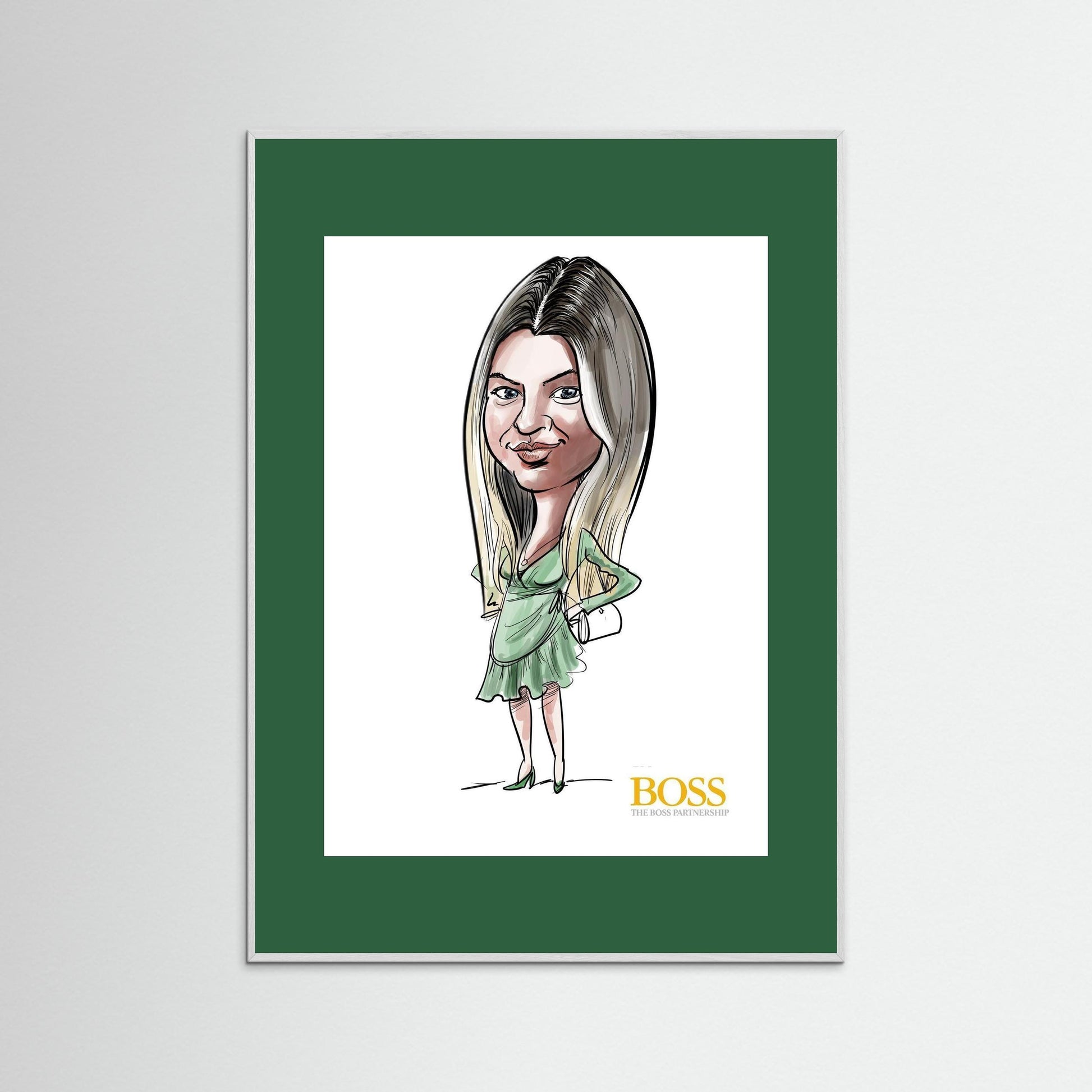 Boss Partnership staff caricatures 