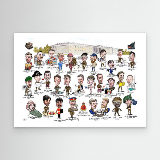 Sandhurst XV Group print on canvas 