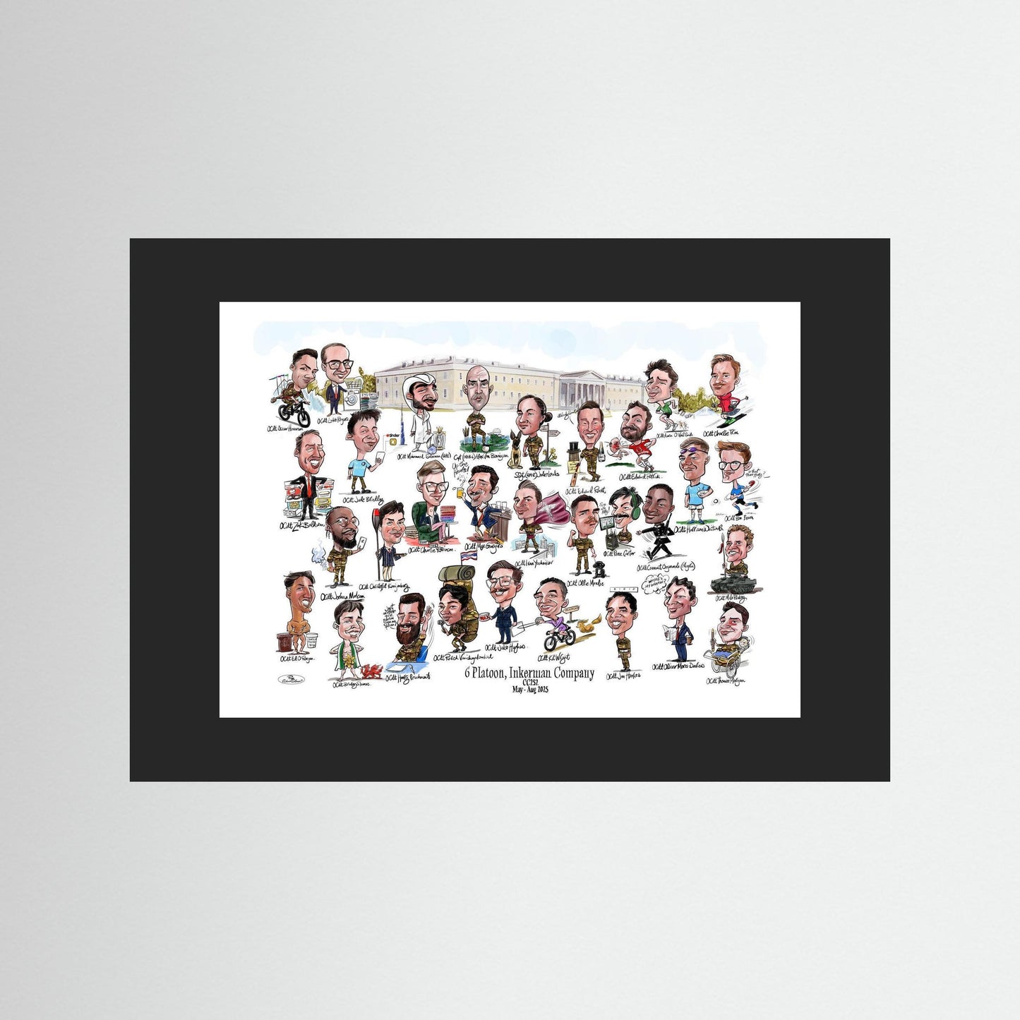 6 Platoon, Inkerman, Sandhurst print on paper 