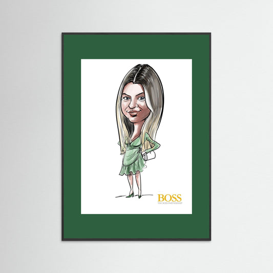 Boss Partnership staff caricatures 