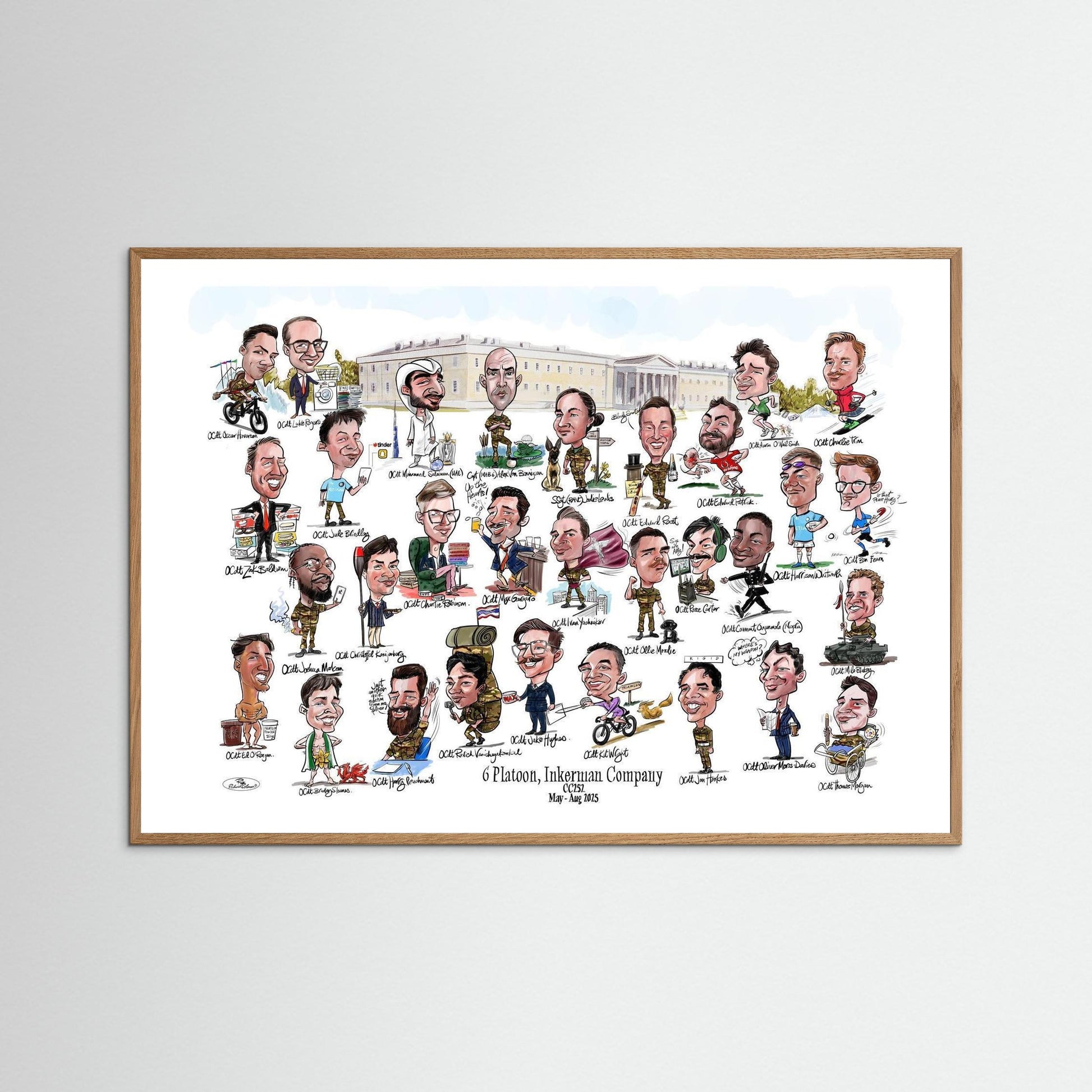 6 Platoon, Inkerman, Sandhurst print on paper 