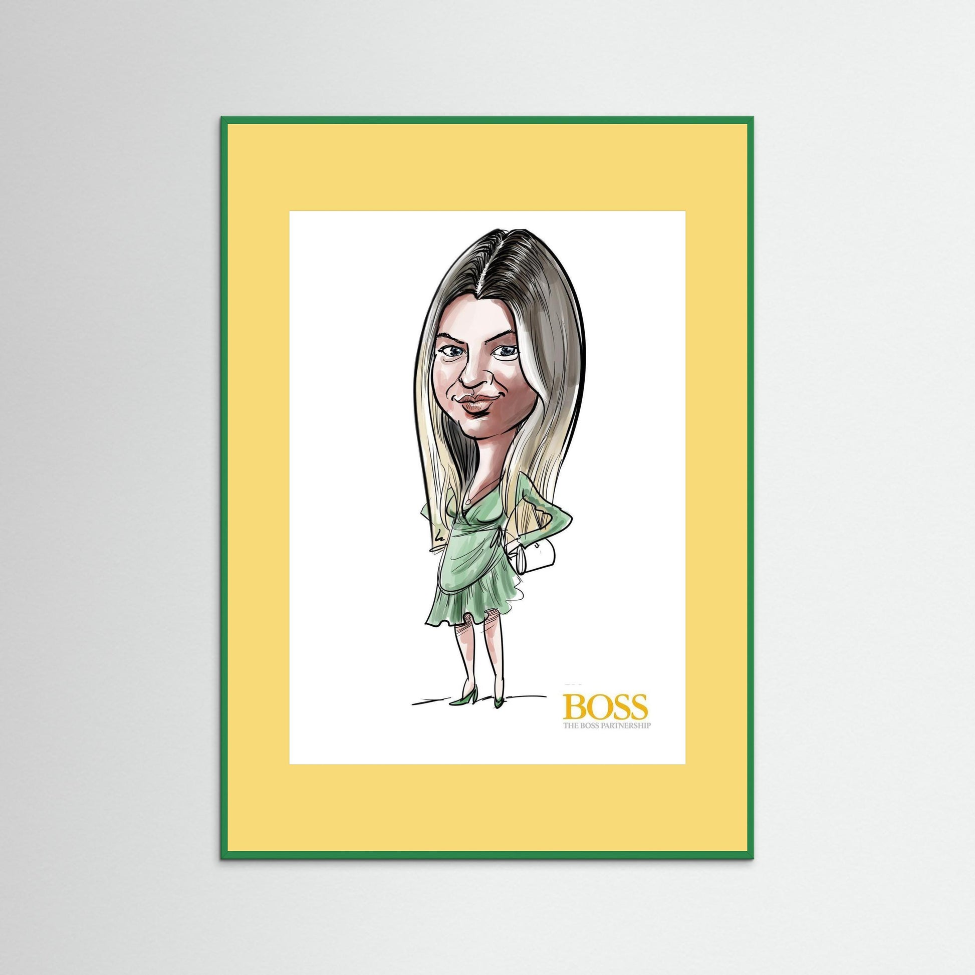 Boss Partnership staff caricatures 