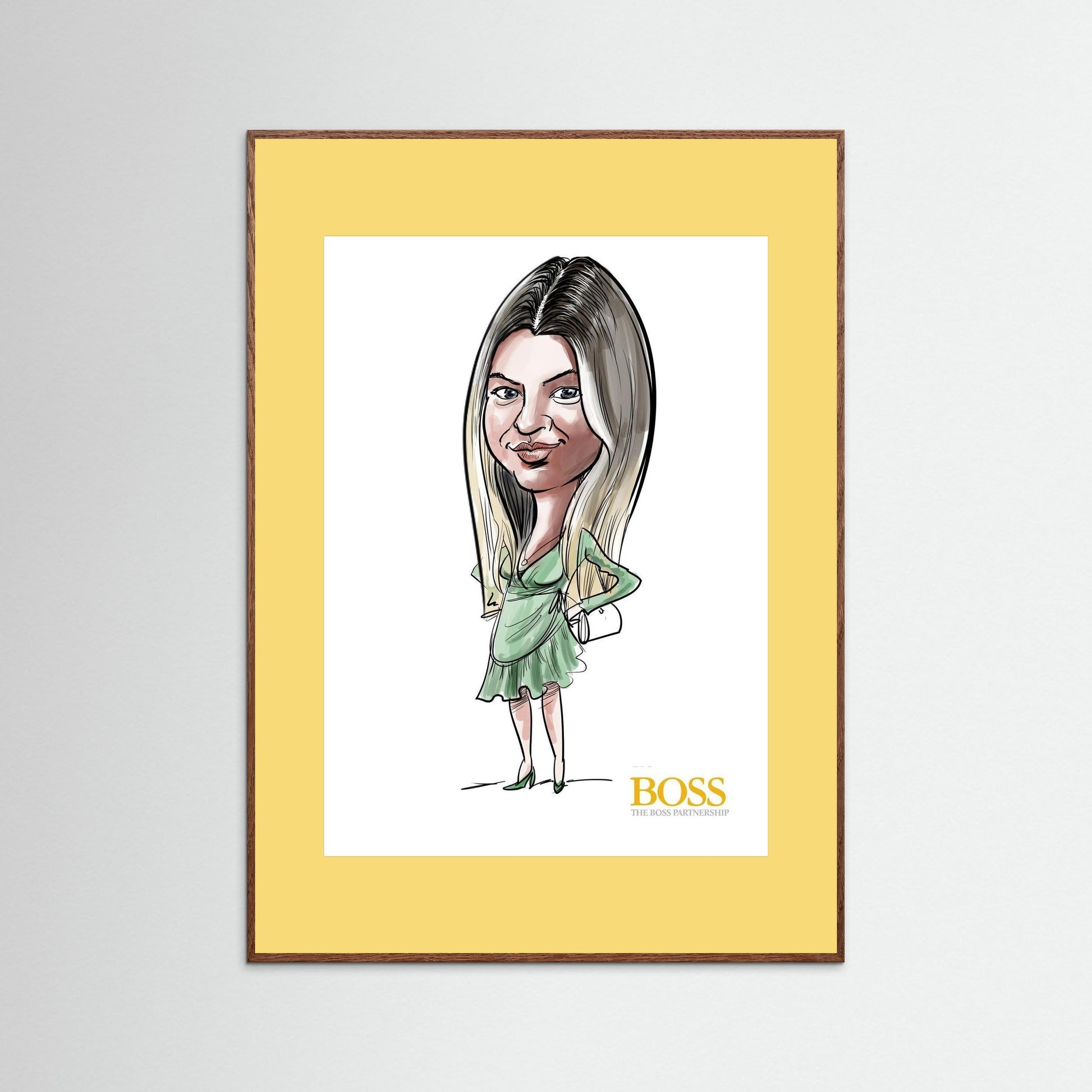 Boss Partnership staff caricatures 