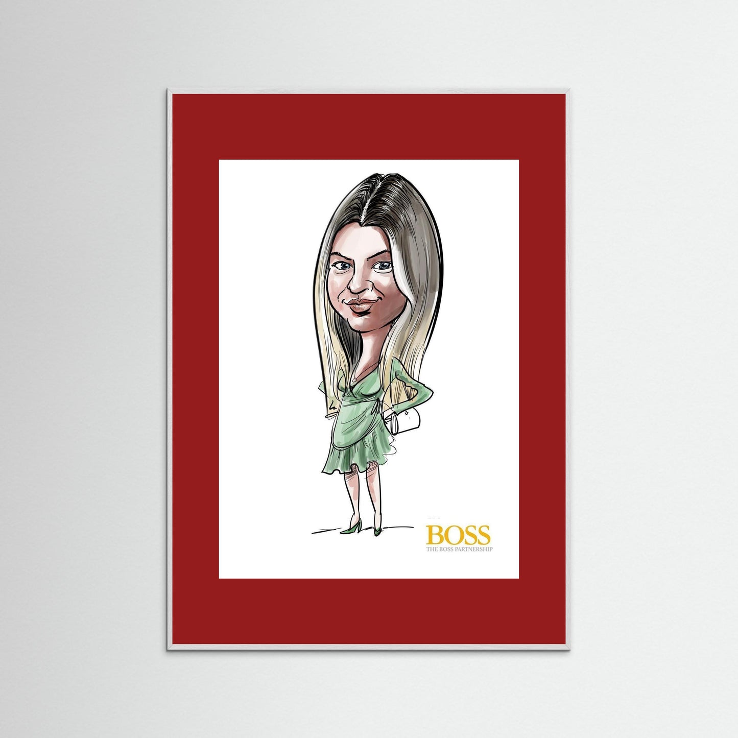 Boss Partnership staff caricatures 