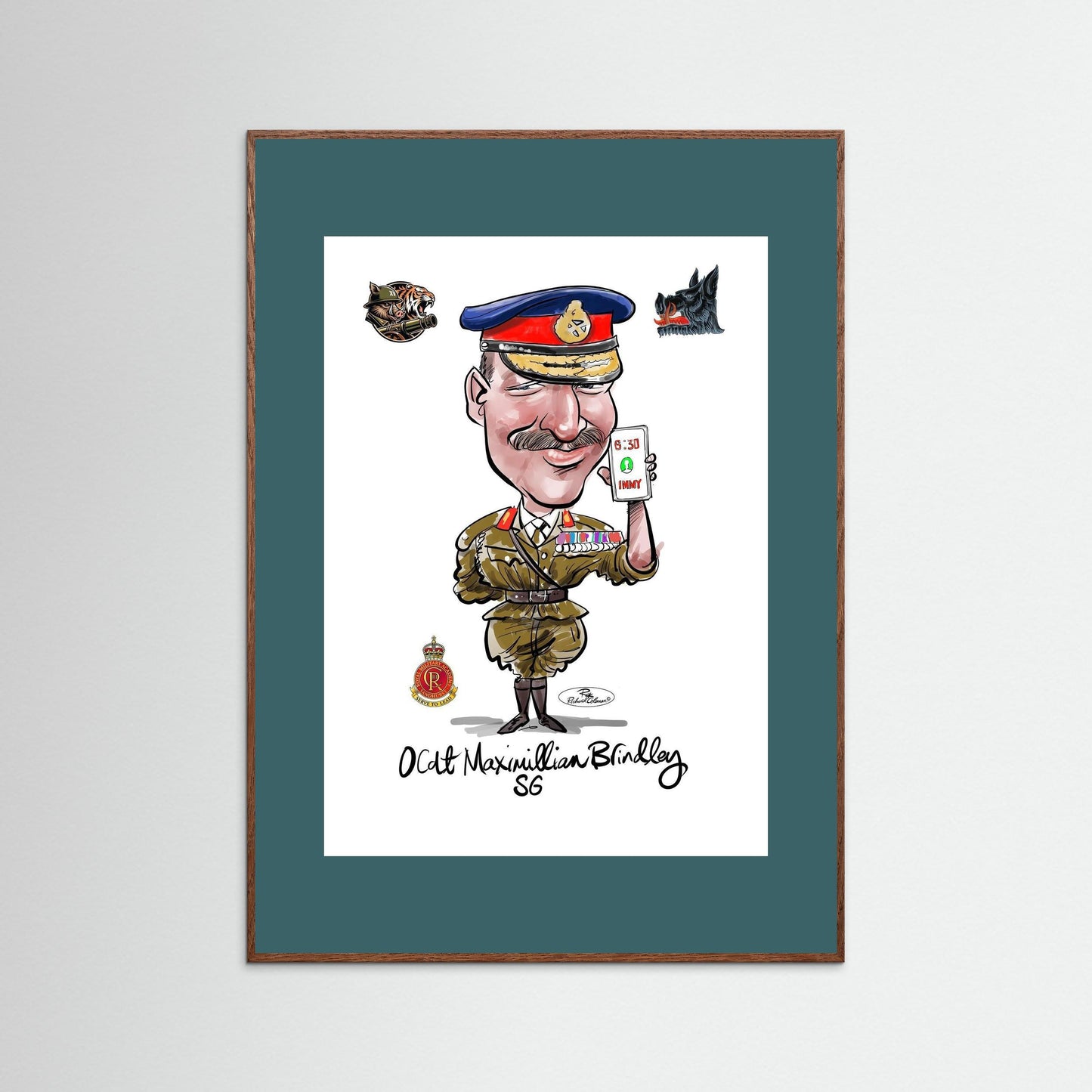 Sandhurst Officer Cadet - print on art paper 