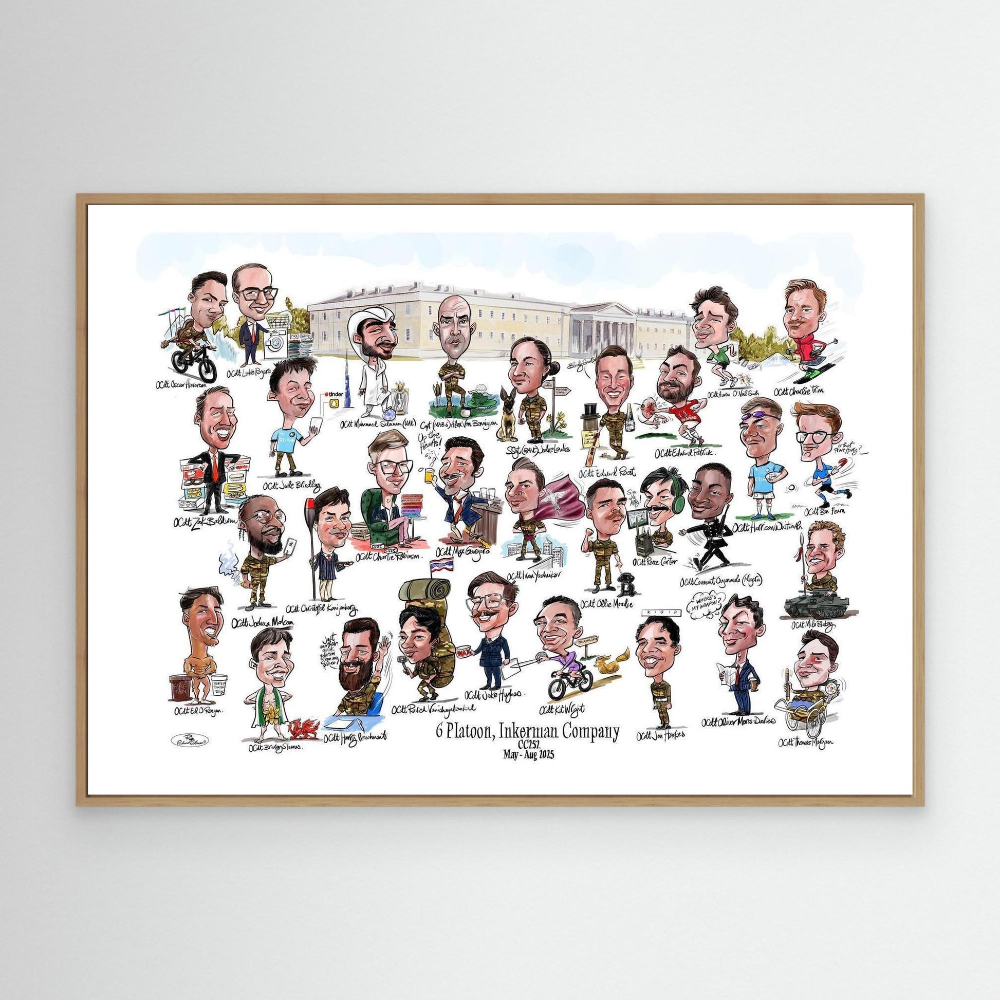 6 Platoon Inkerman Sandhurst print on canvas 