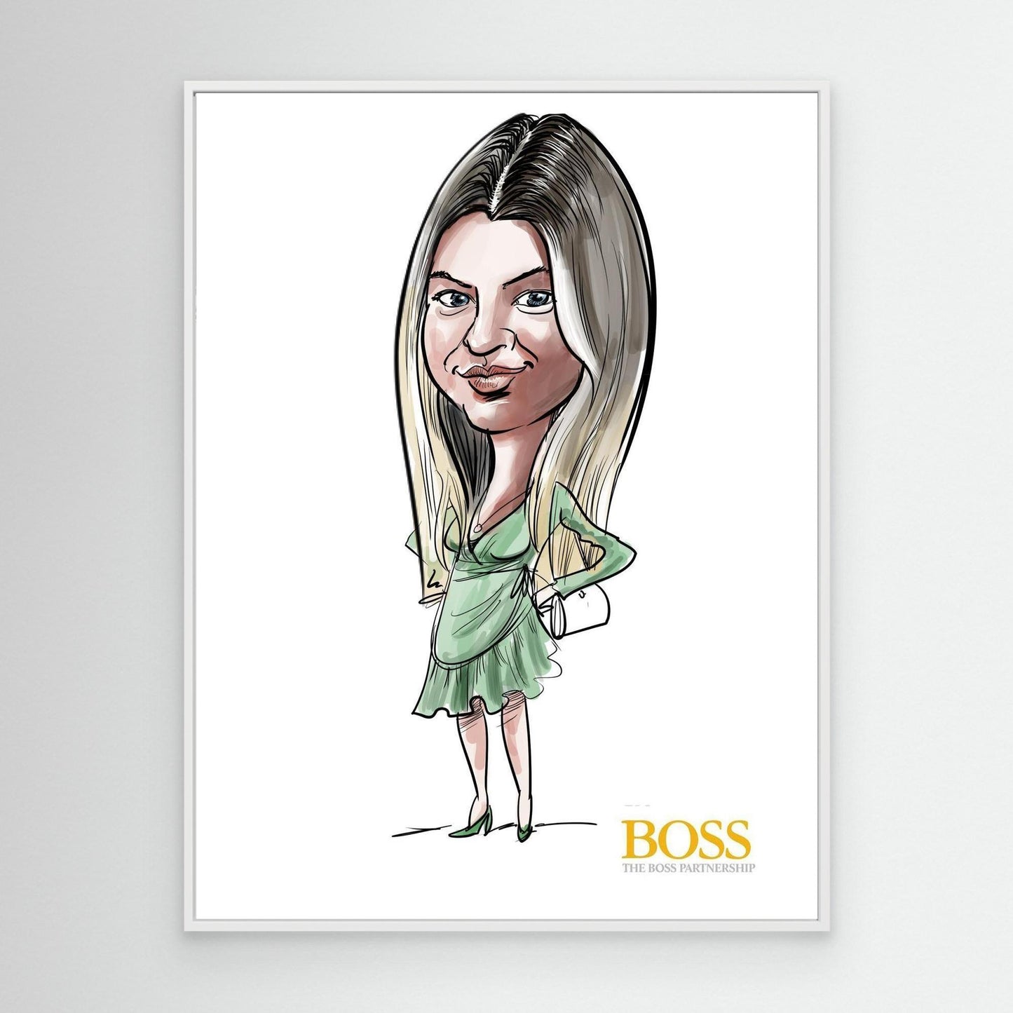 Boss Partnership print on canvas 