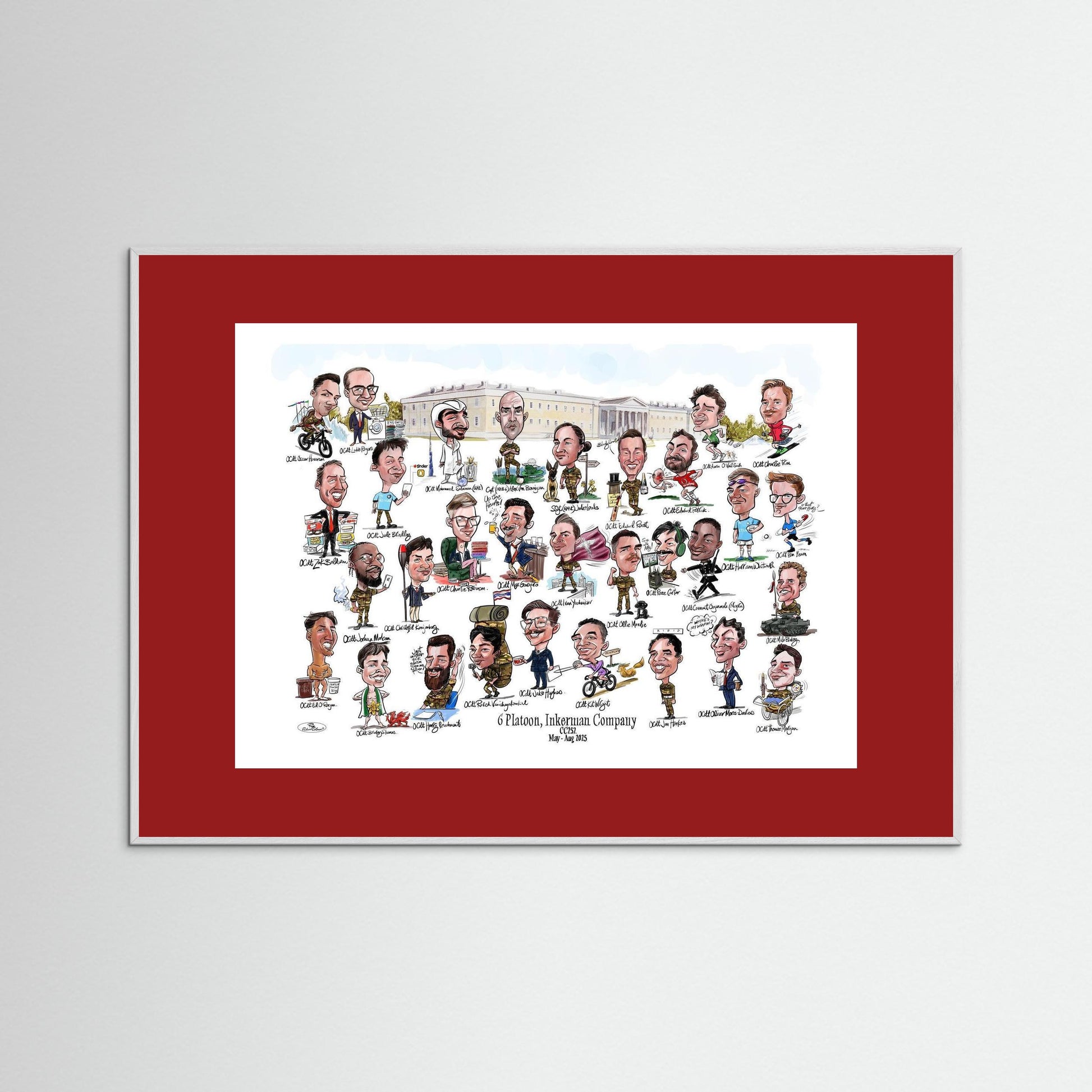 6 Platoon, Inkerman, Sandhurst print on paper 
