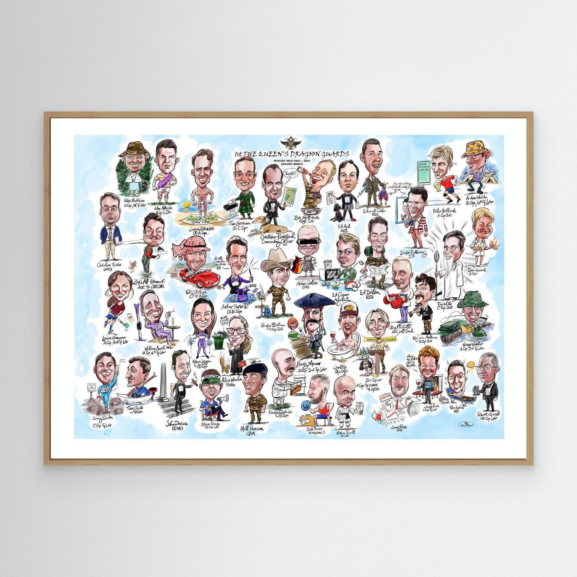 QDG (with CO's dog!) Print on Canvas version 