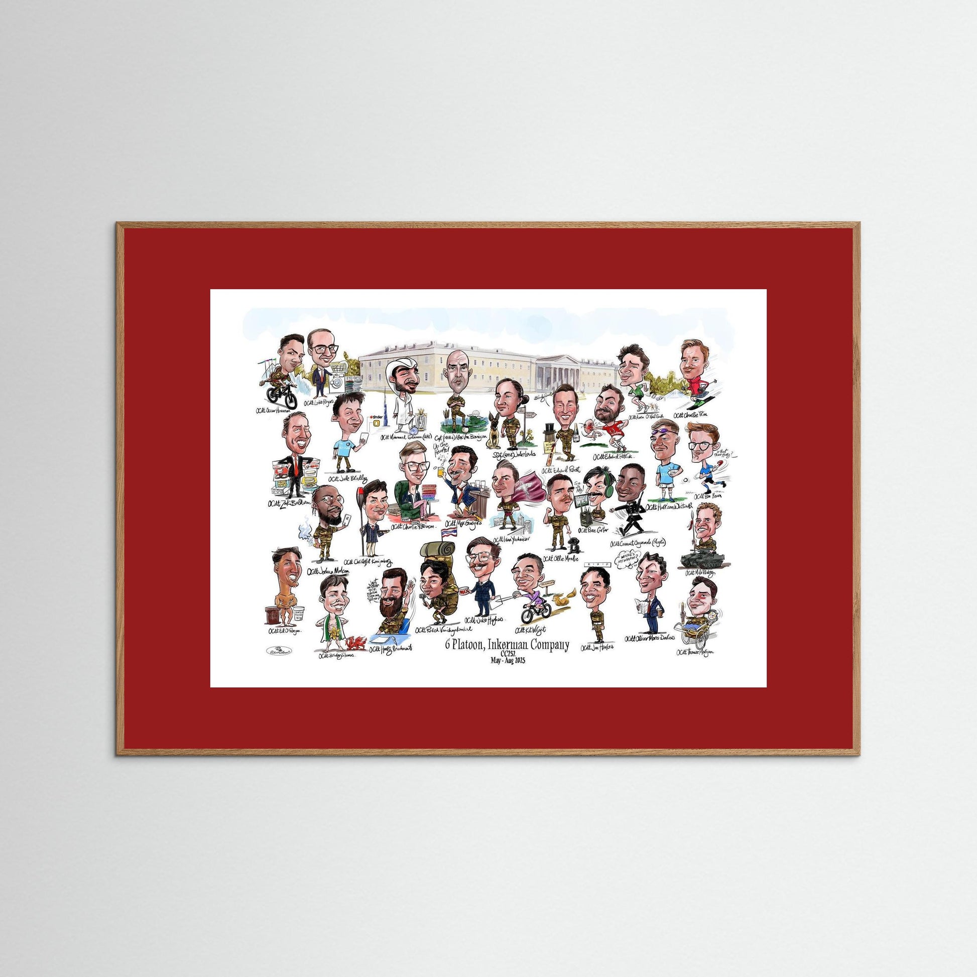 6 Platoon, Inkerman, Sandhurst print on paper 