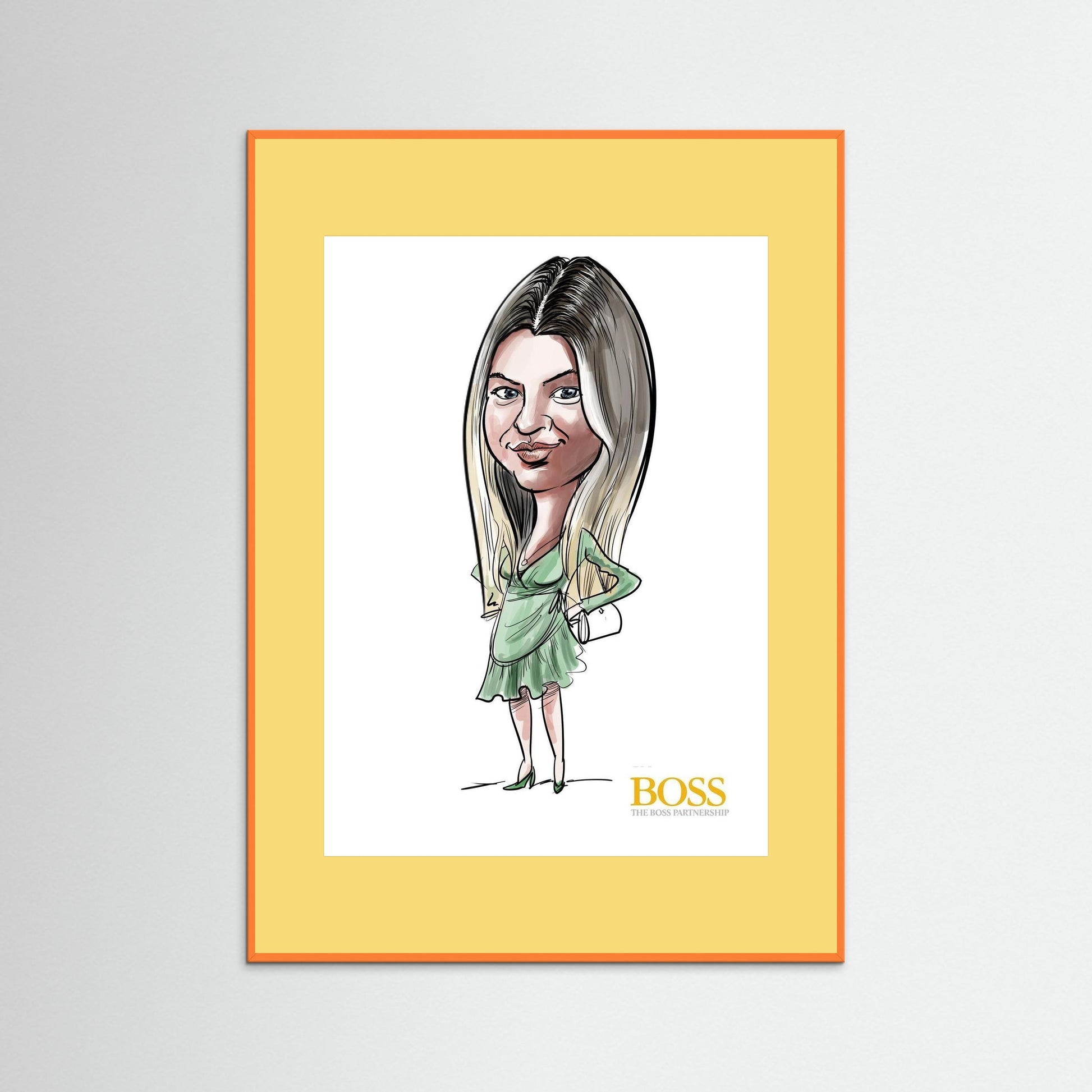 Boss Partnership staff caricatures 