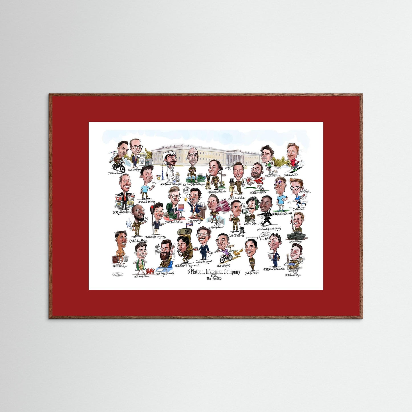 6 Platoon, Inkerman, Sandhurst print on paper 