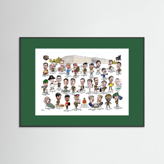 Sandhurst XV framed Print on art paper 