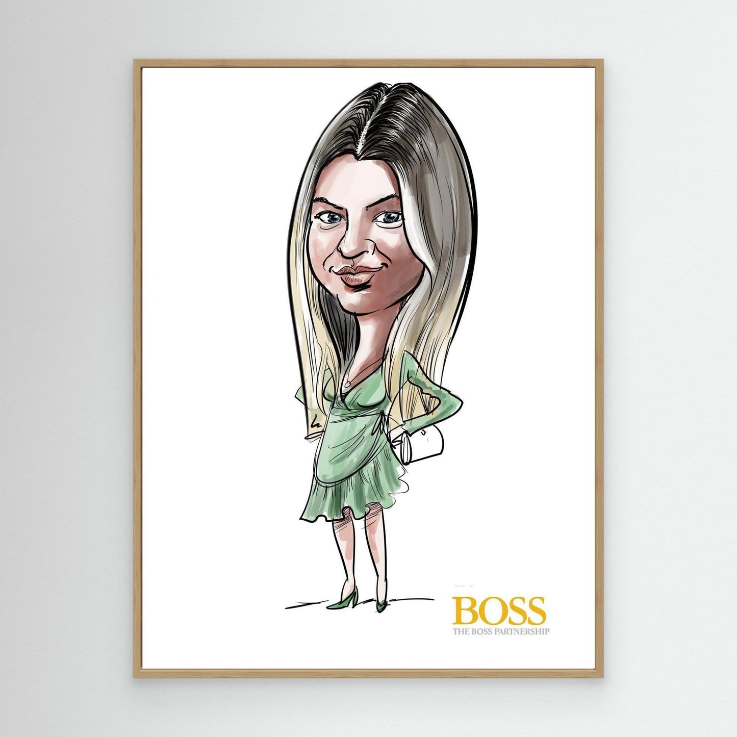 Boss Partnership print on canvas 