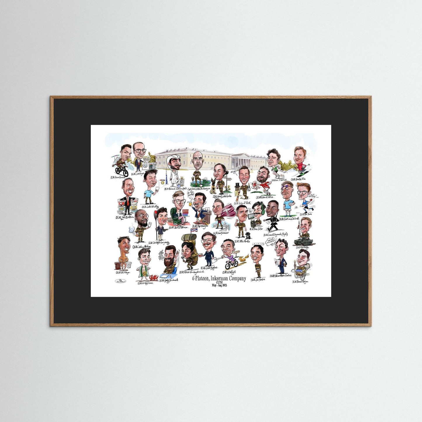 6 Platoon, Inkerman, Sandhurst print on paper 
