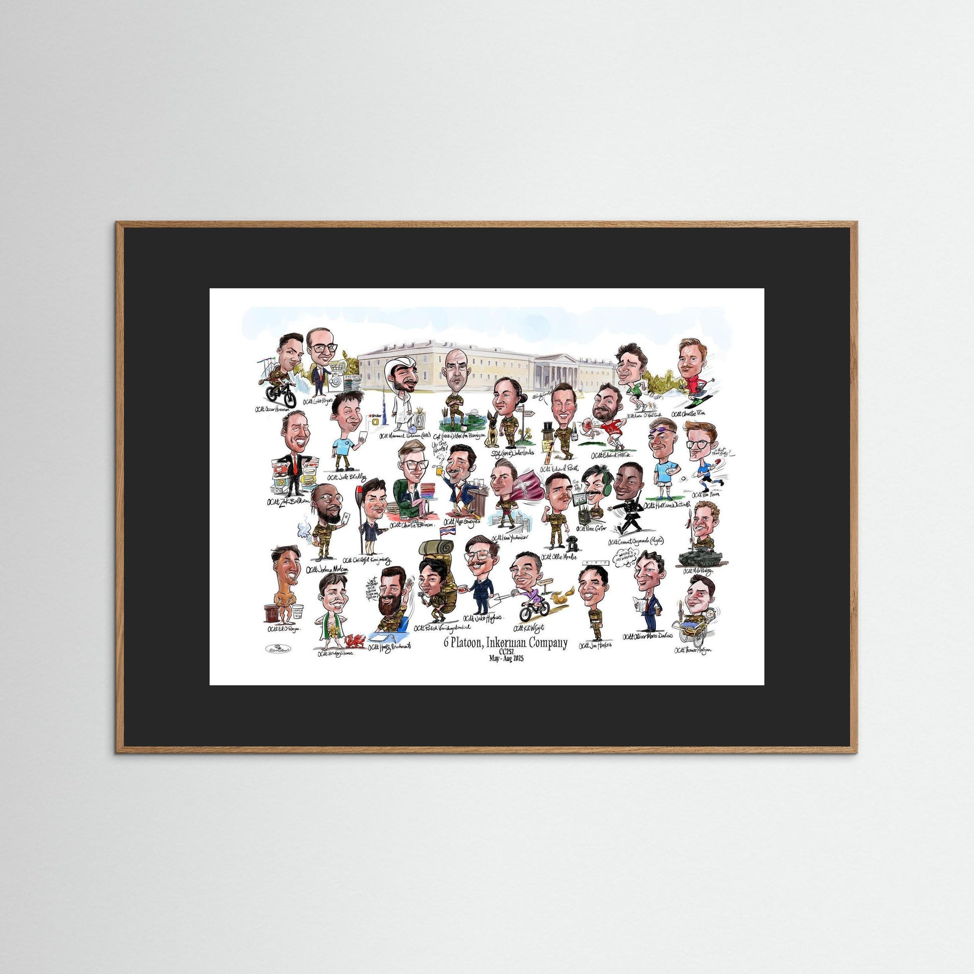 6 Platoon, Inkerman, Sandhurst print on paper 