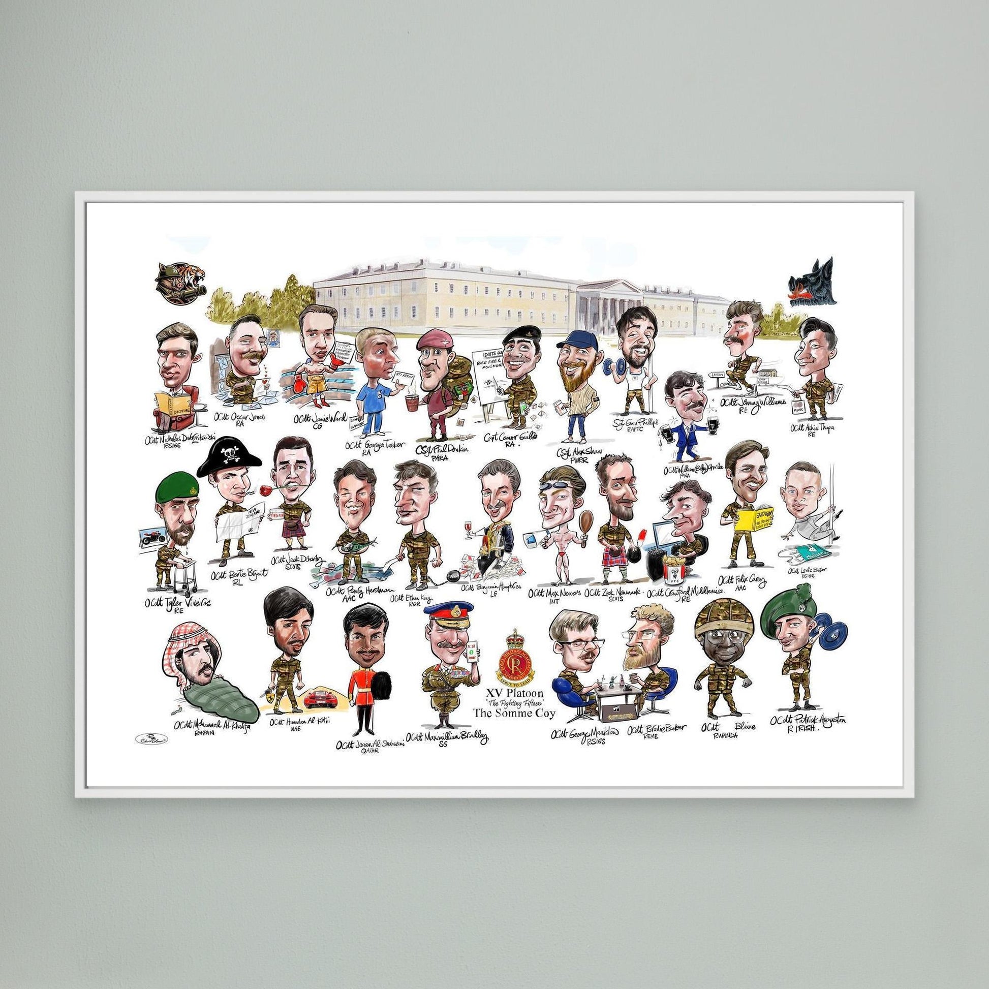 Sandhurst XV Group print on canvas 