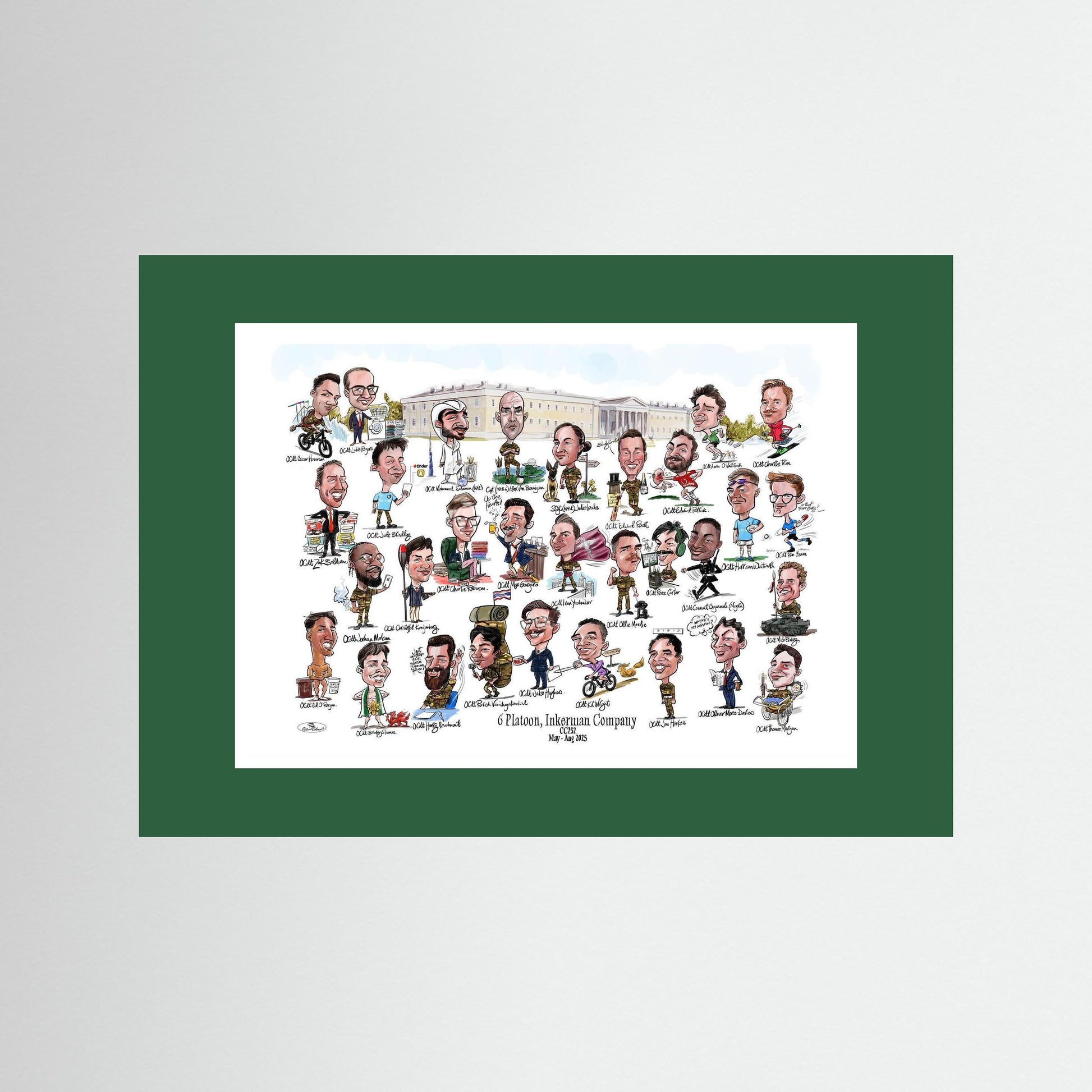 6 Platoon, Inkerman, Sandhurst print on paper 